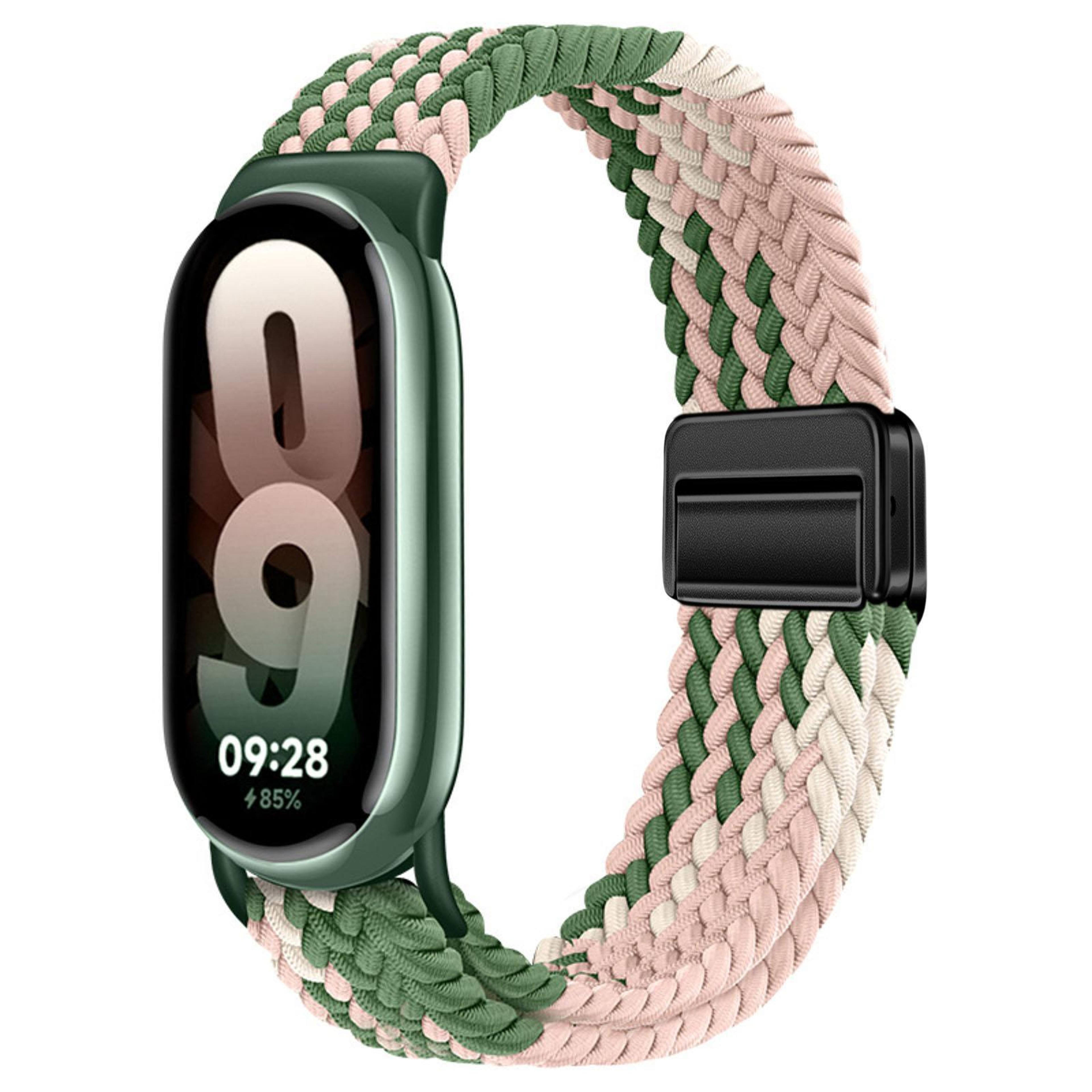 Xiaomi Smart Band 10 9 8 Braided Nylon Watch Band With Magnetic Buckle Adjustable Replacement Strap 16