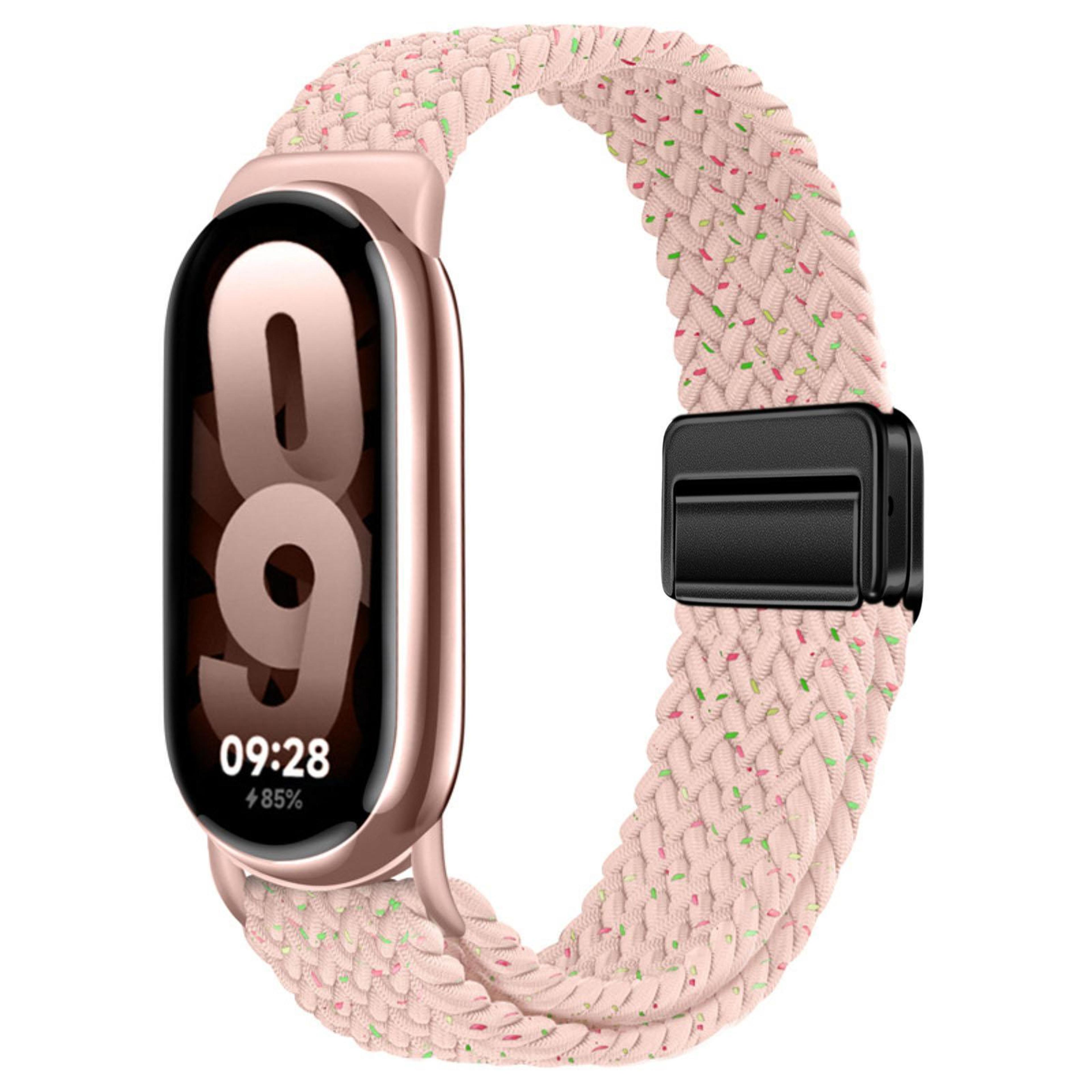 Xiaomi Smart Band 10 9 8 Braided Nylon Watch Band With Magnetic Buckle Adjustable Replacement Strap 21