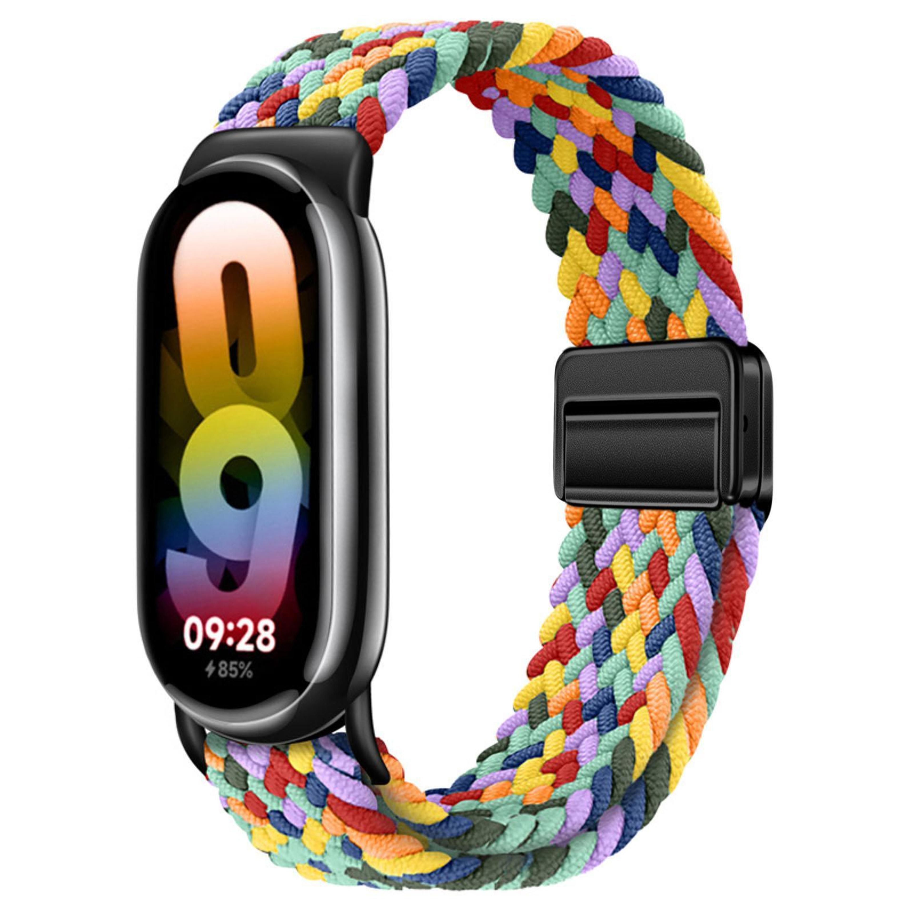 Xiaomi Smart Band 10 9 8 Braided Nylon Watch Band With Magnetic Buckle Adjustable Replacement Strap 25