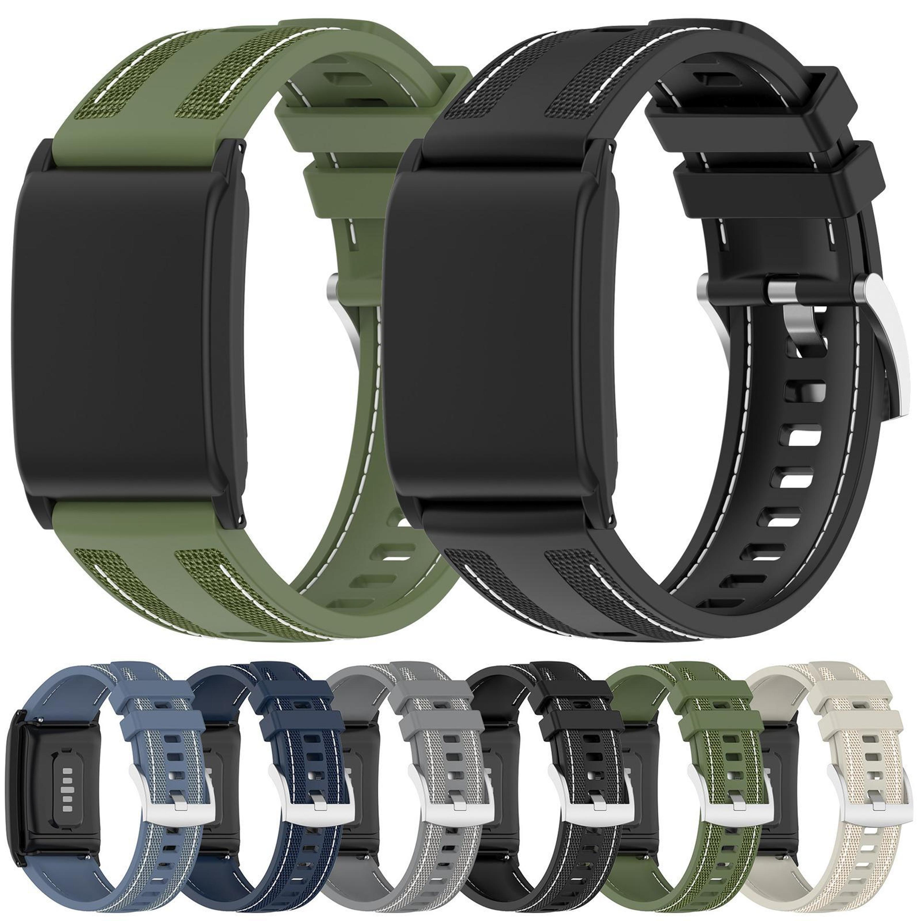 XDfind WHOOP 50 Band Hybrid Nylon Silicone Replacement Watch Strap For WHOOP 40 2