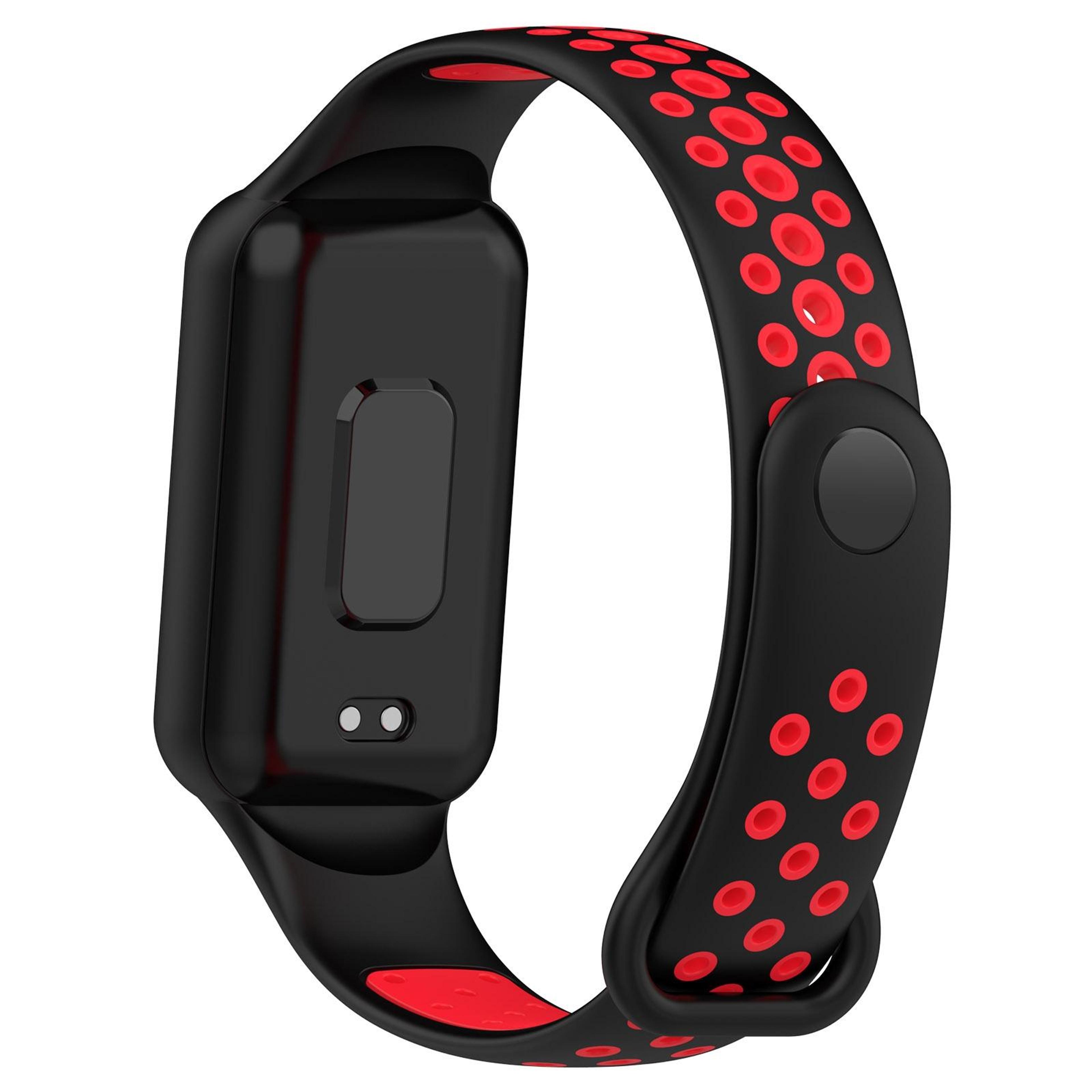 Xiaomi Smart Band 8 Active Silicone Watch Band Dual Color Sports Watch Strap Breathable Replacement 1