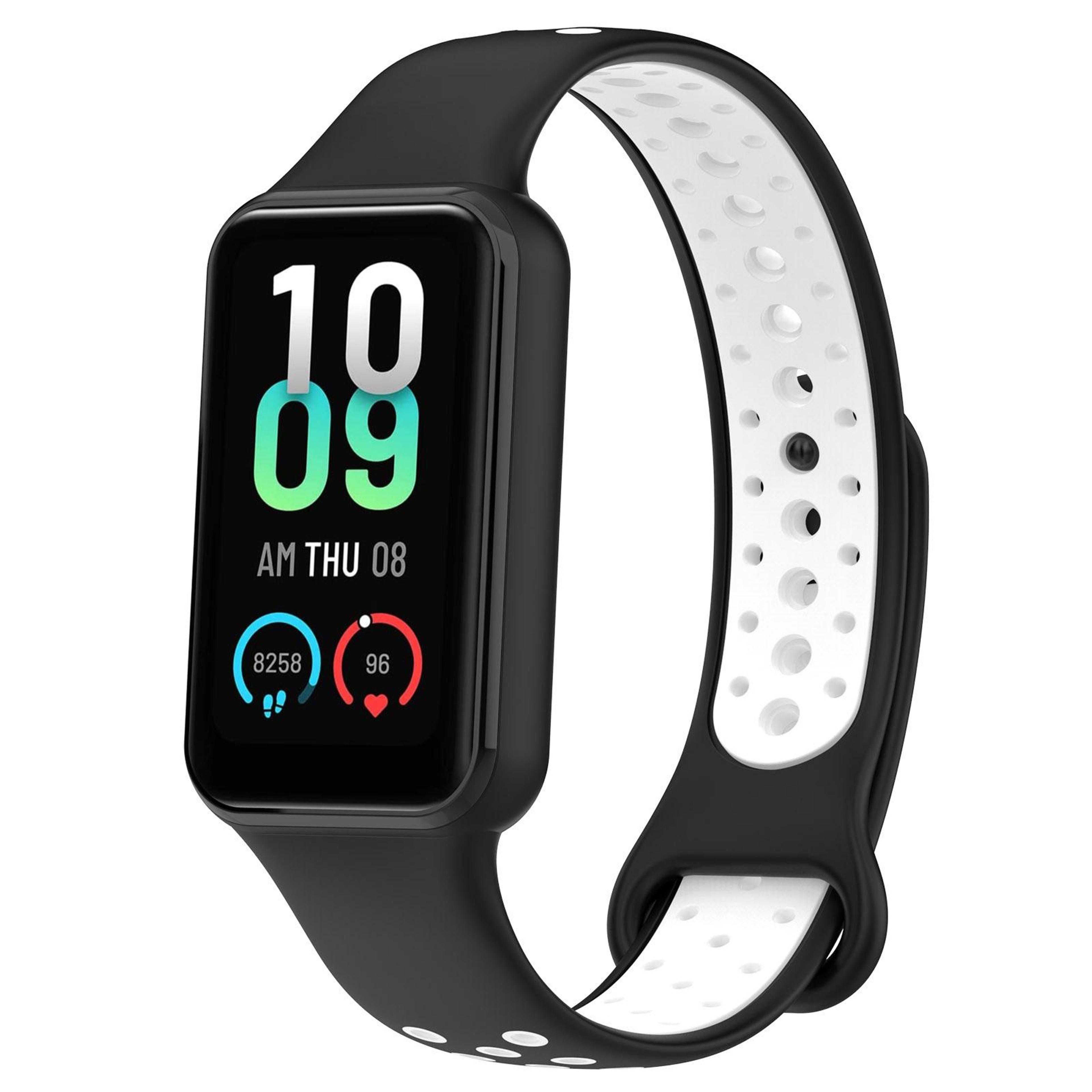 Xiaomi Smart Band 8 Active Silicone Watch Band Dual Color Sports Watch Strap Breathable Replacement 8