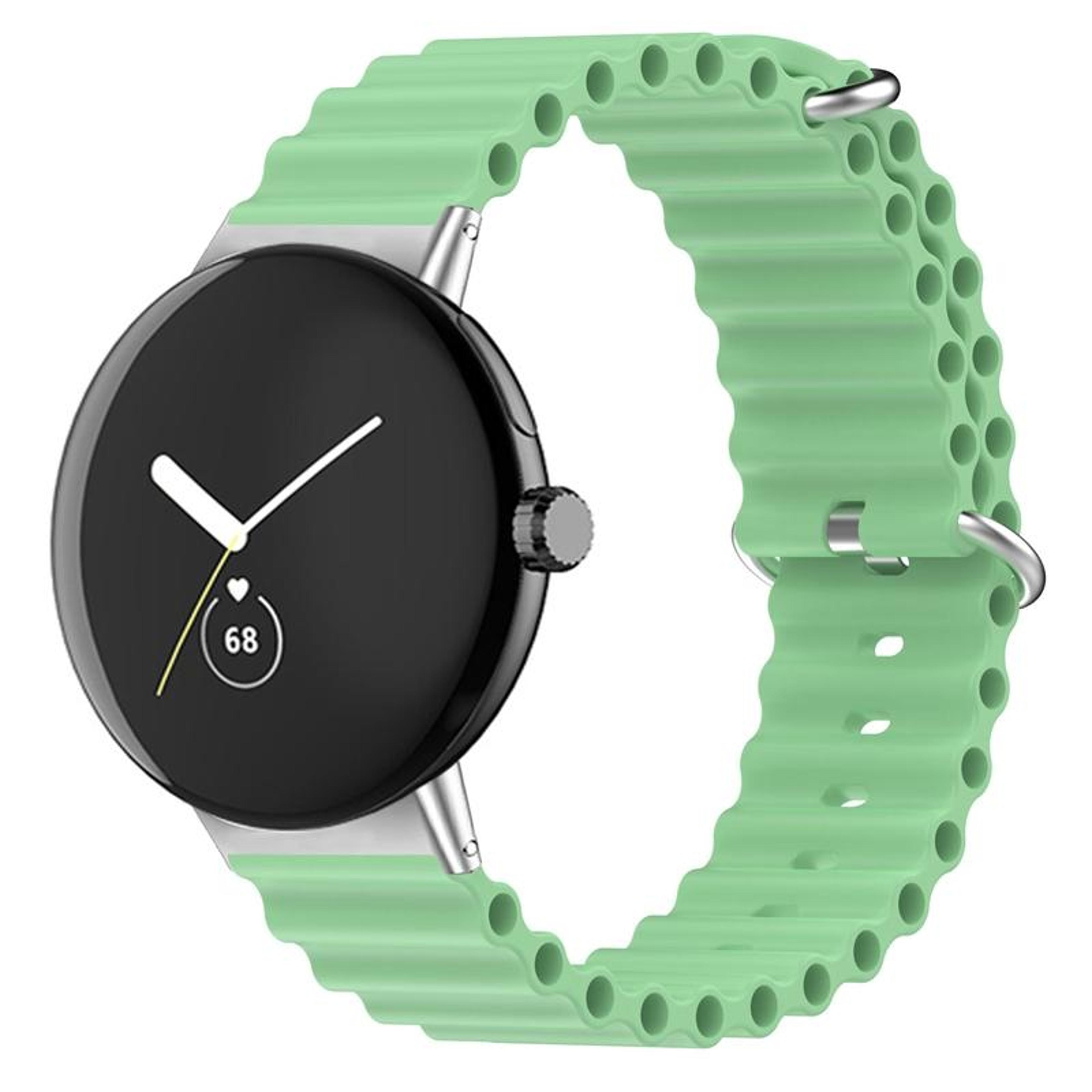 Google Pixel Watch 4 3 2 1 Silicone Watch Band Ocean Soft Adjustable Replacement Strap 41mm 8