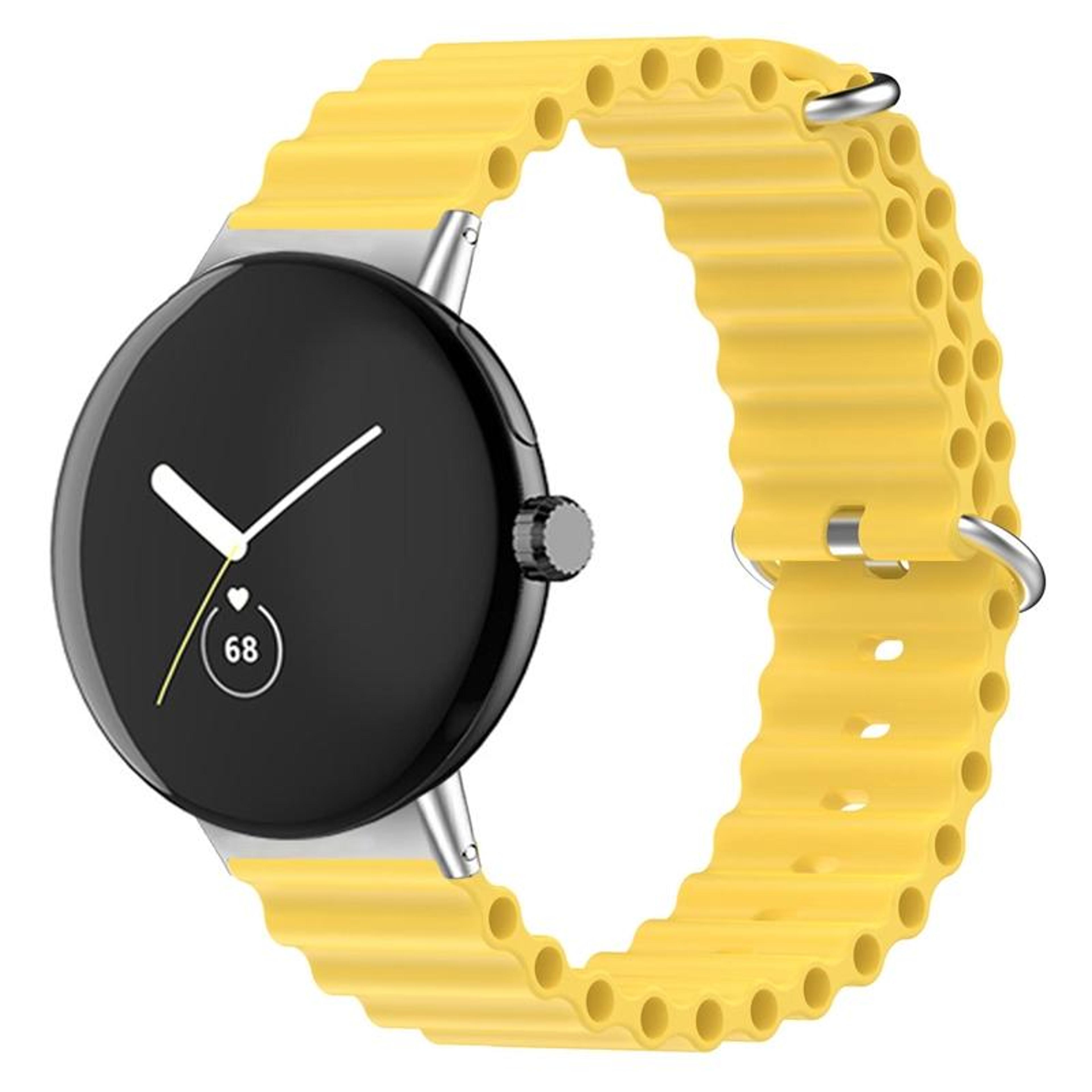 Google Pixel Watch 4 3 2 1 Silicone Watch Band Ocean Soft Adjustable Replacement Strap 41mm 12
