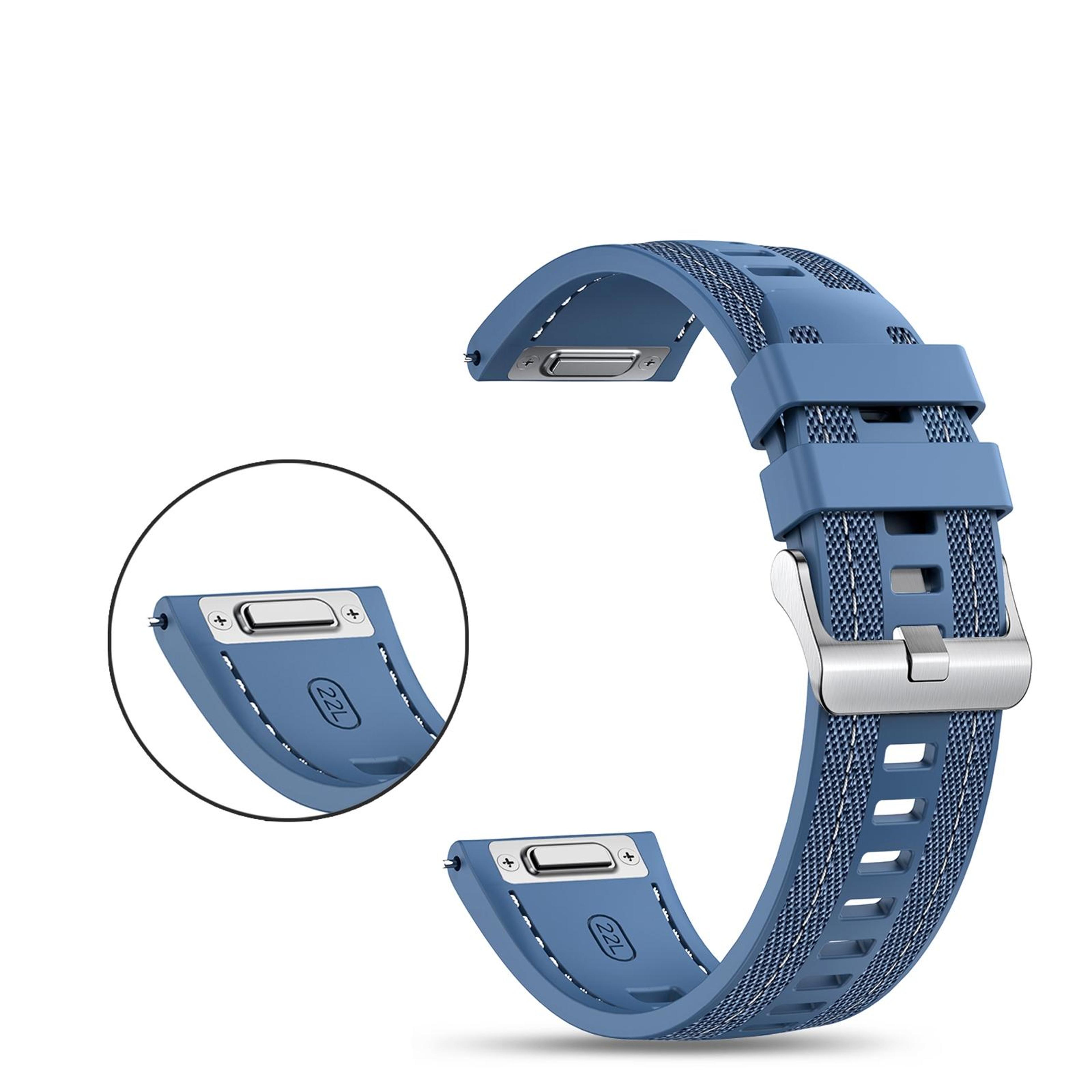 Honor Watch 4 Pro 22mm Watch Band Hybrid Silicone Watch Strap With Quick Release Connector 12