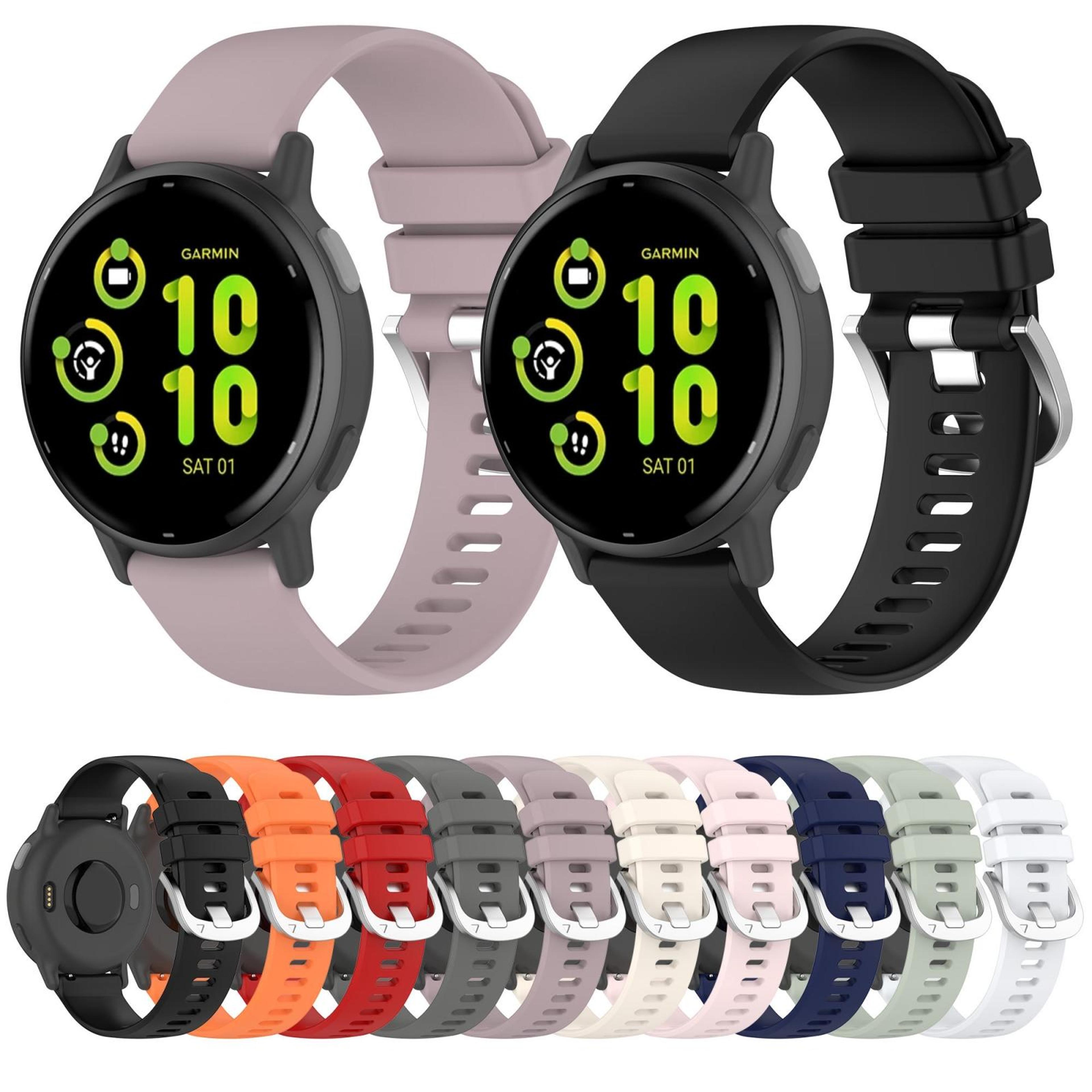 Garmin Vivoactive 5 Active 5 Silicone Watch Band 20mm Soft Adjustable Replacement Strap 5