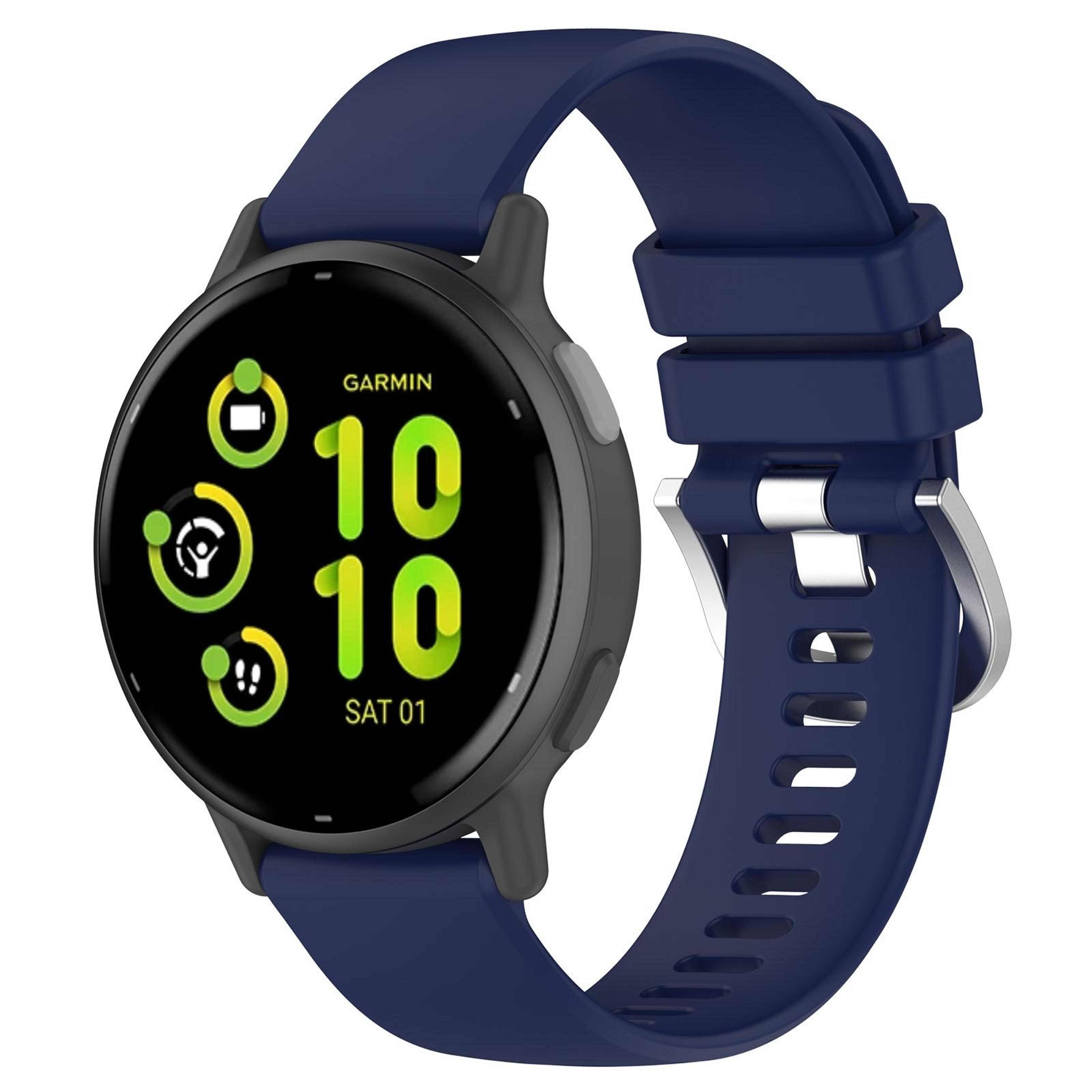 Garmin Vivoactive 5 Active 5 Silicone Watch Band 20mm Soft Adjustable Replacement Strap 16
