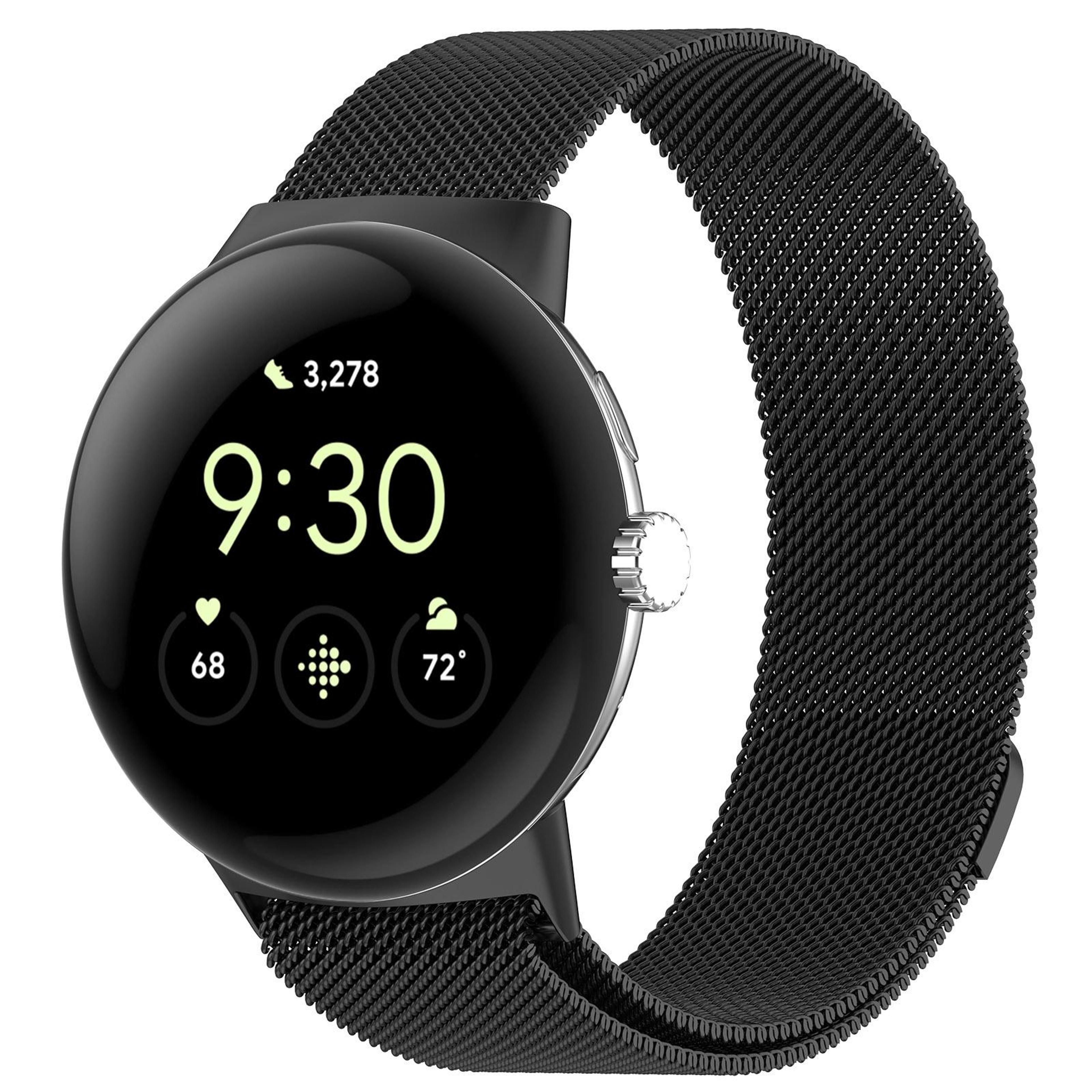 Google Pixel Watch 2 Milanese Mesh Band Magnetic Stainless Steel Watch Band 3