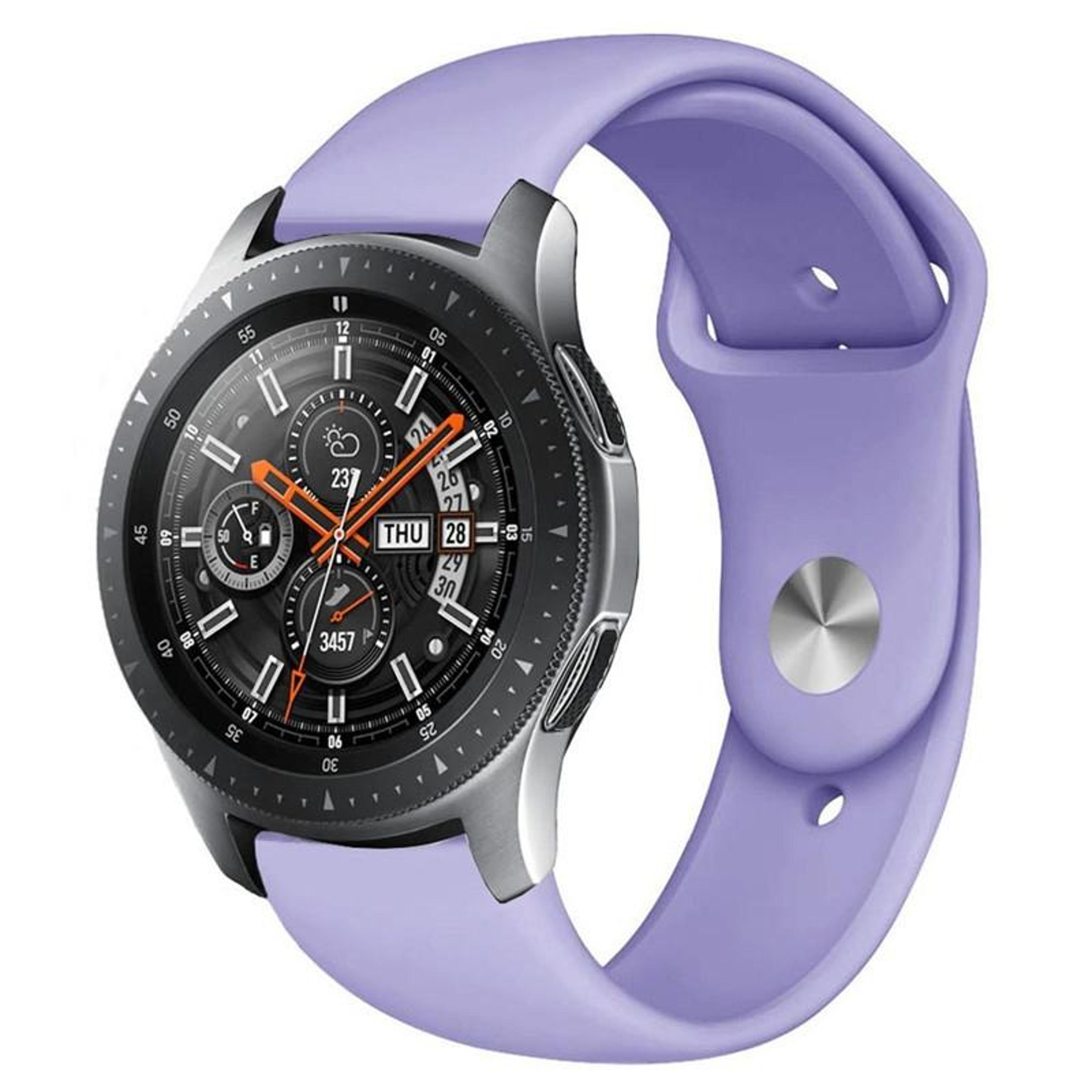 Samsung Galaxy Watch Active 20mm Silicone Watch Band Soft Adjustable Replacement Watch Strap 8