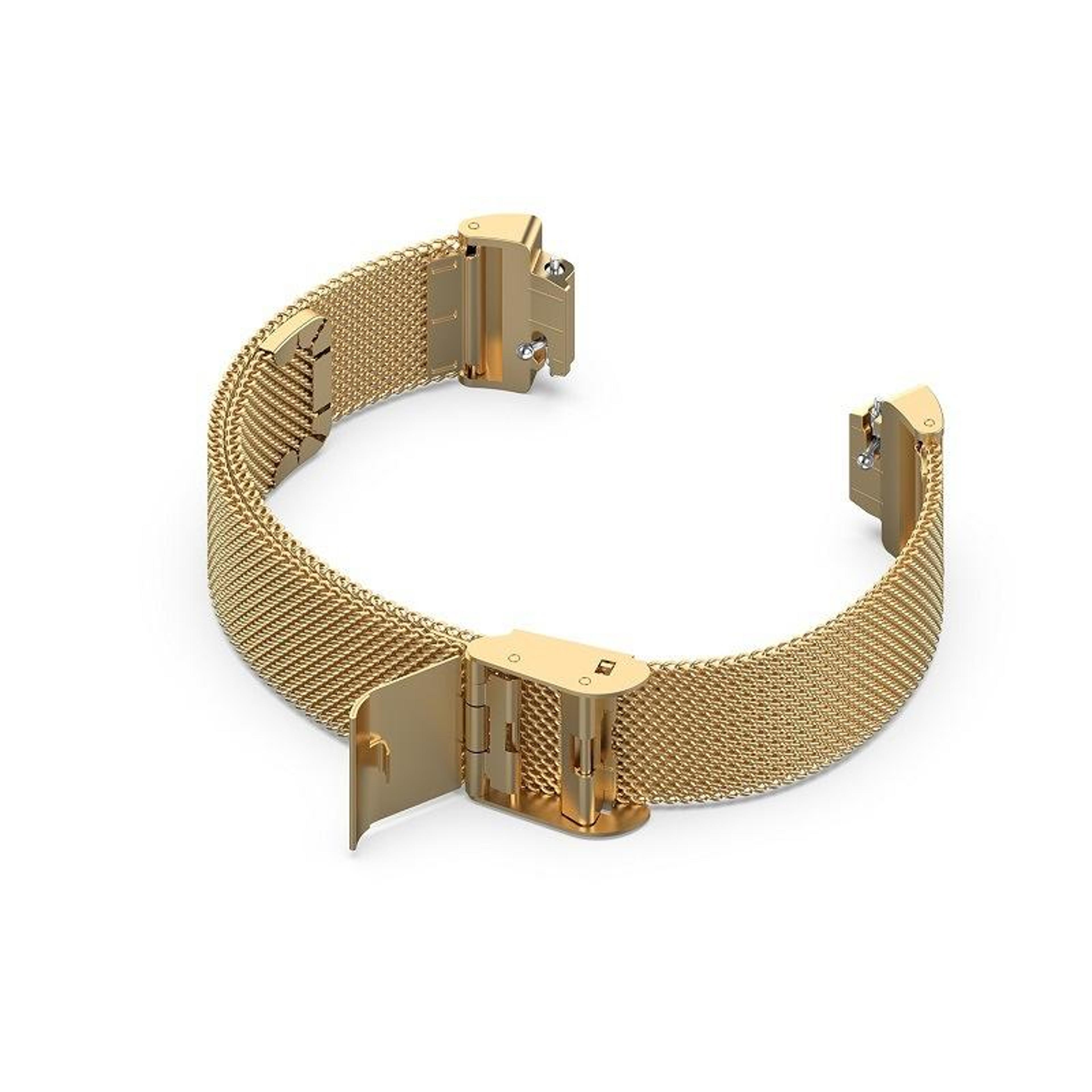 Fitbit Inspire 3 Stainless Steel Mesh Band Adjustable Milanese Replacement Watch Strap 4