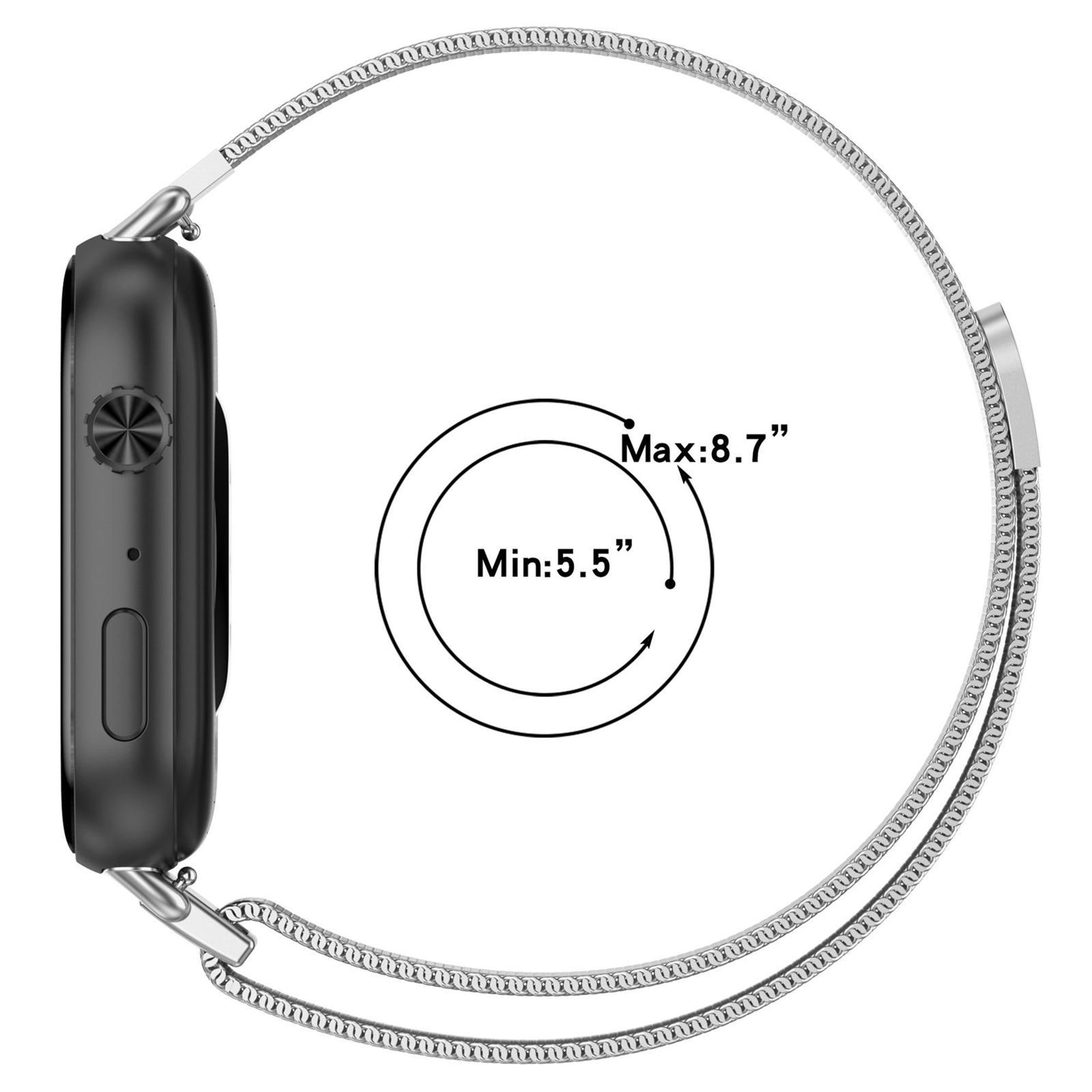 Honor Watch X5 Milanese Magnetic Watch Band Premium Stainless Steel Watch Strap 3