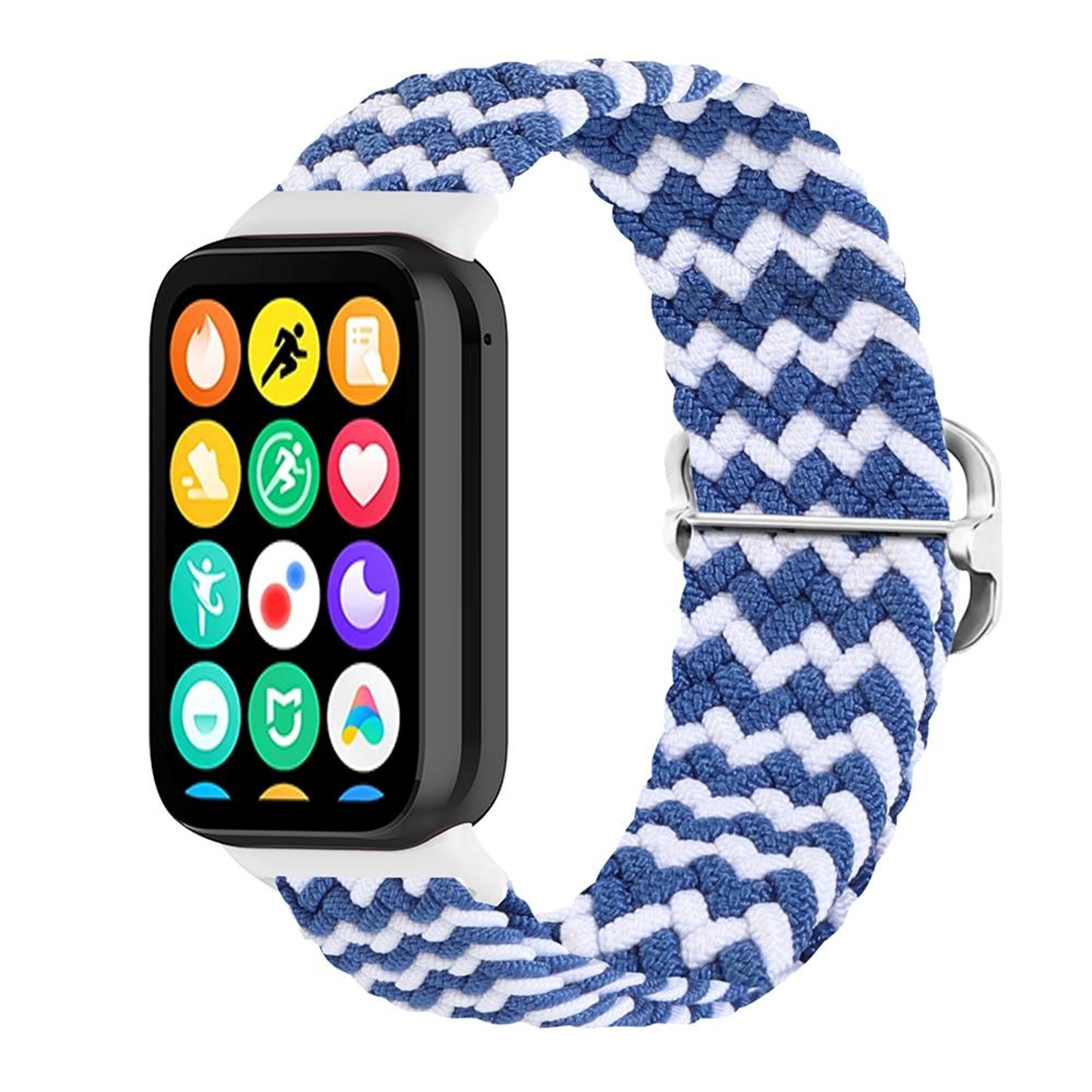 Xiaomi Band 10 Pro Nylon Braided Watch Band Adjustable 18mm Replacement Strap For Redmi Watch 6 5 4 7