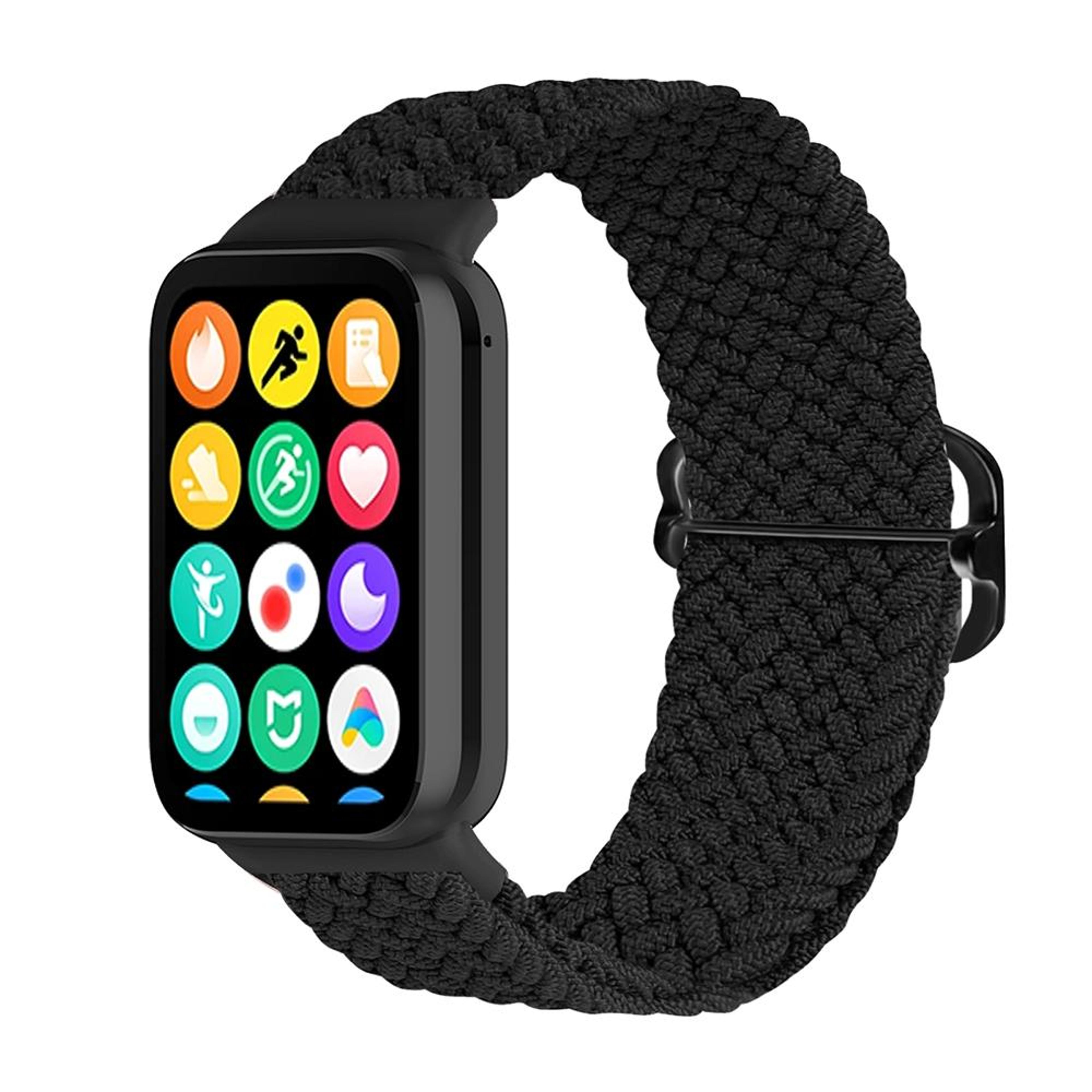 Xiaomi Band 10 Pro Nylon Braided Watch Band Adjustable 18mm Replacement Strap For Redmi Watch 6 5 4 1