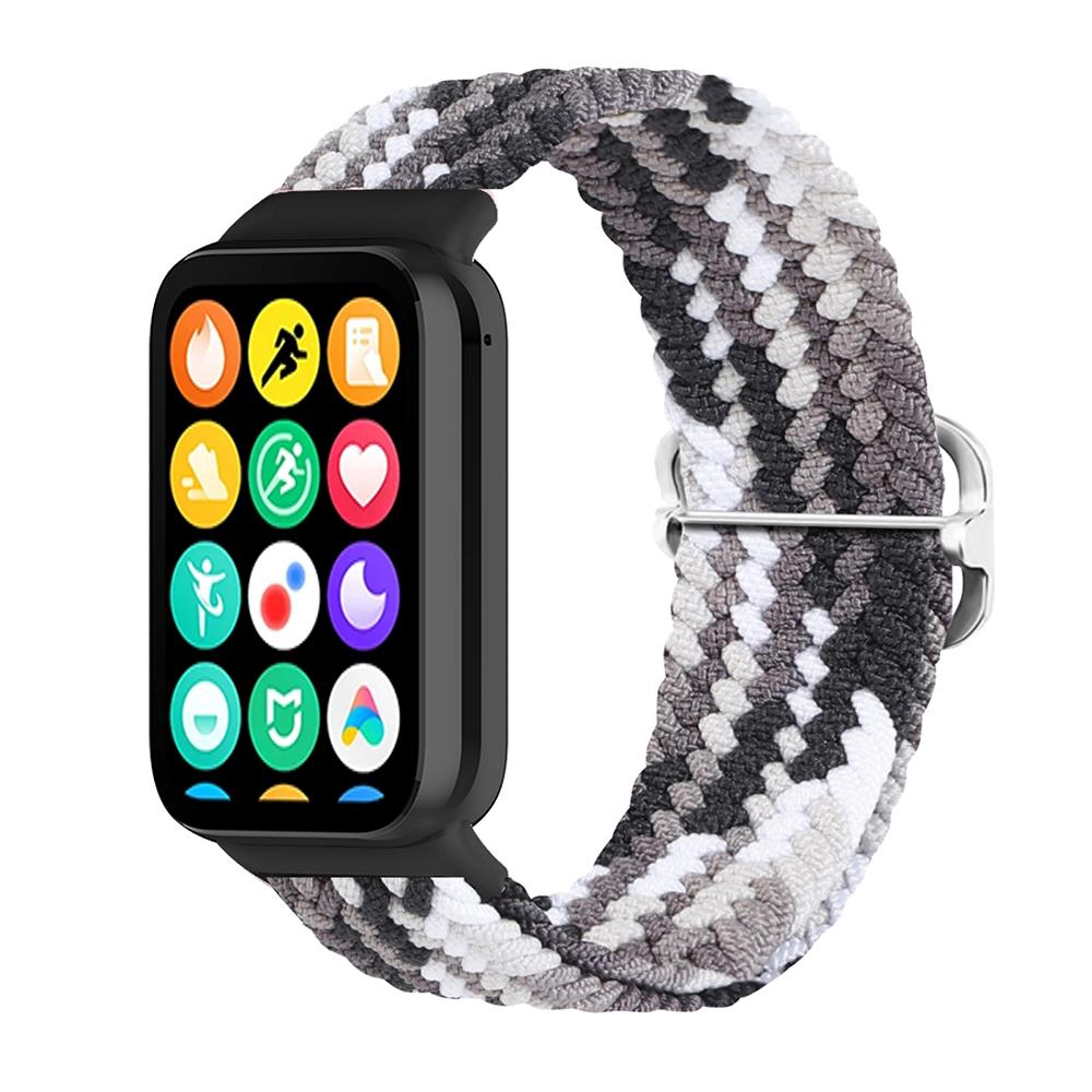 Xiaomi Band 10 Pro Nylon Braided Watch Band Adjustable 18mm Replacement Strap For Redmi Watch 6 5 4 17