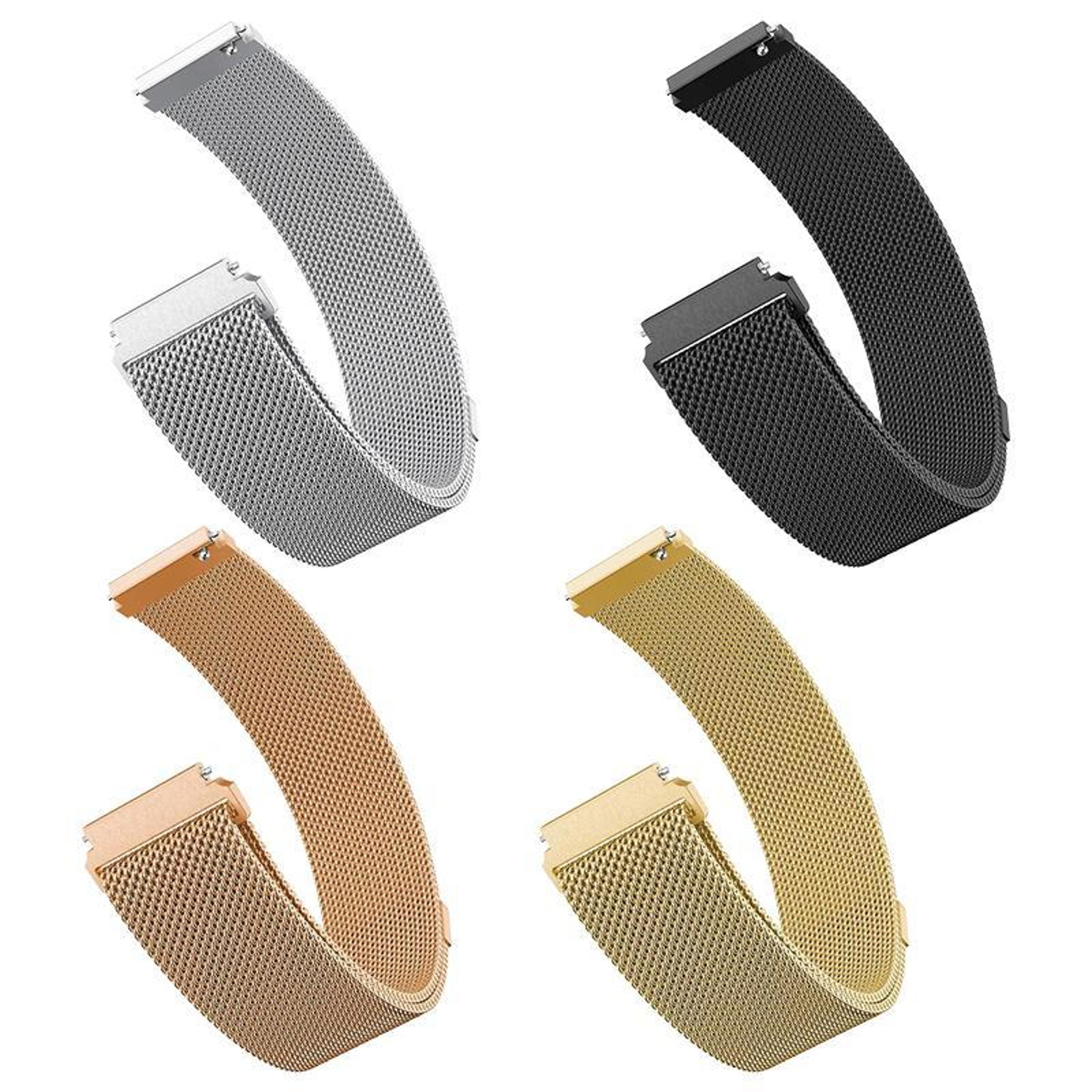XDfind 16mm Huawei Band B6 B7 Watch Band Milanese Stainless Steel Watch Strap 9