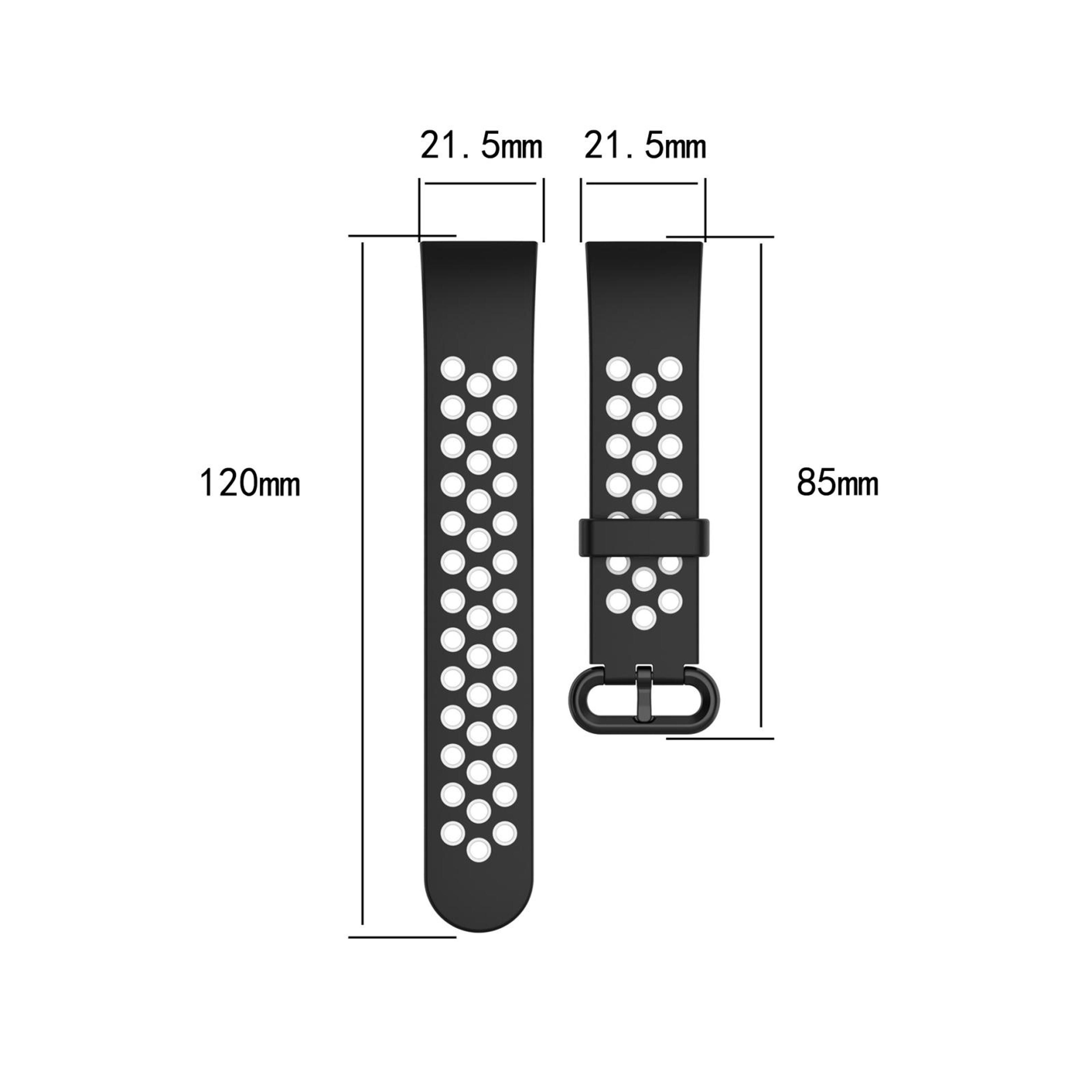 Xiaomi Redmi Watch 2 Silicone Watch Band Two Color Soft Replacement Strap 5