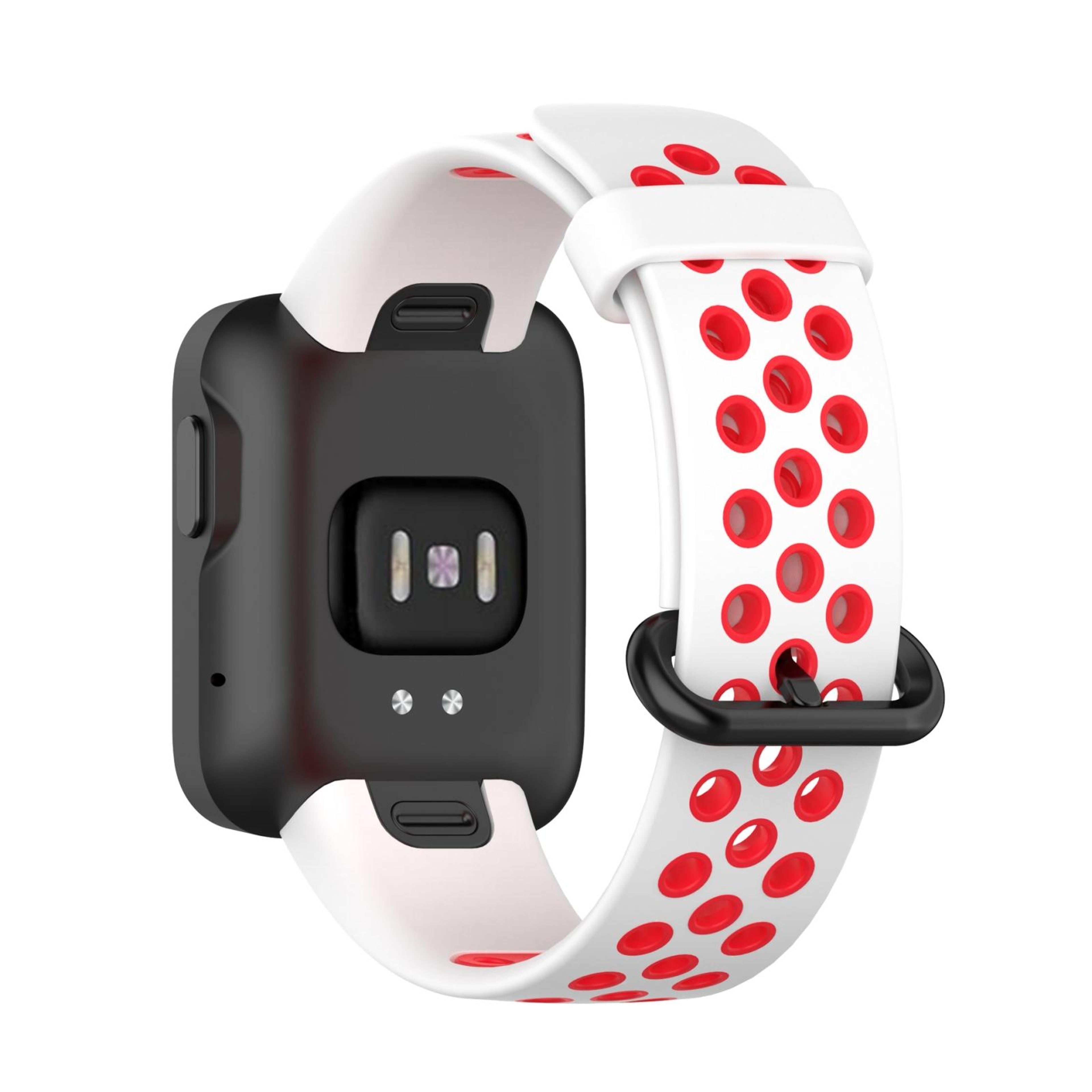 Xiaomi Redmi Watch 2 Silicone Watch Band Two Color Soft Replacement Strap 8