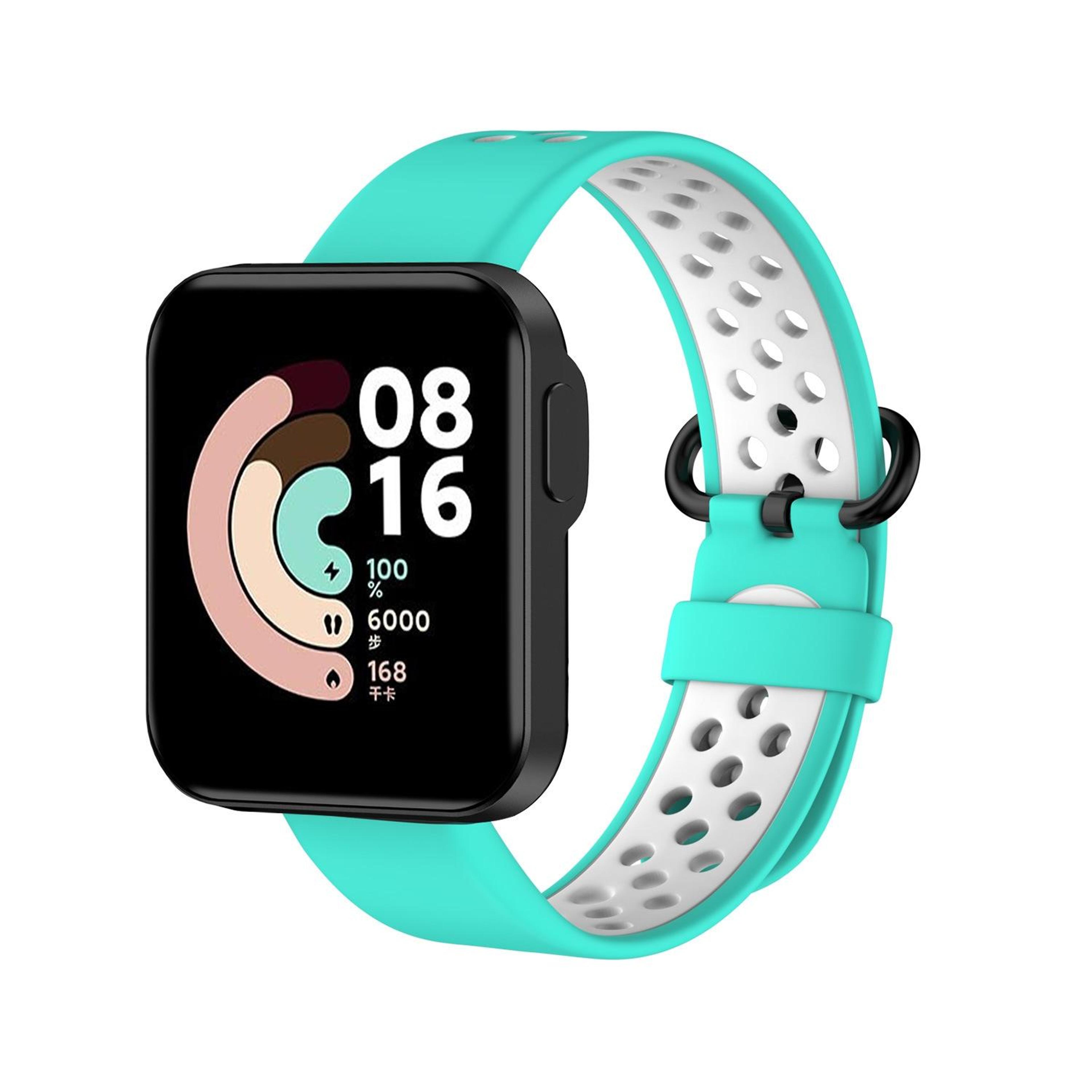 Xiaomi Redmi Watch 2 Silicone Watch Band Two Color Soft Replacement Strap 9