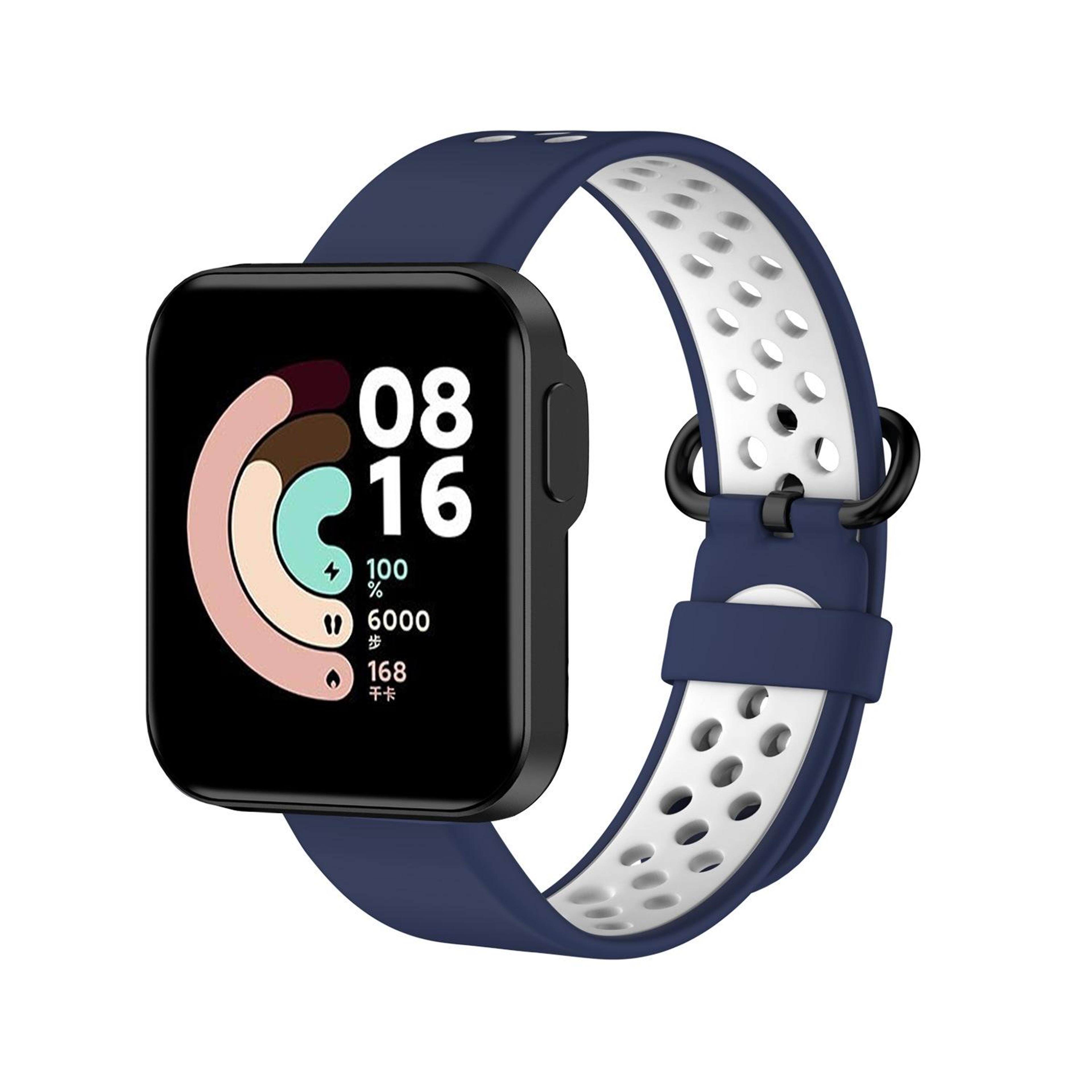 Xiaomi Redmi Watch 2 Silicone Watch Band Two Color Soft Replacement Strap 2
