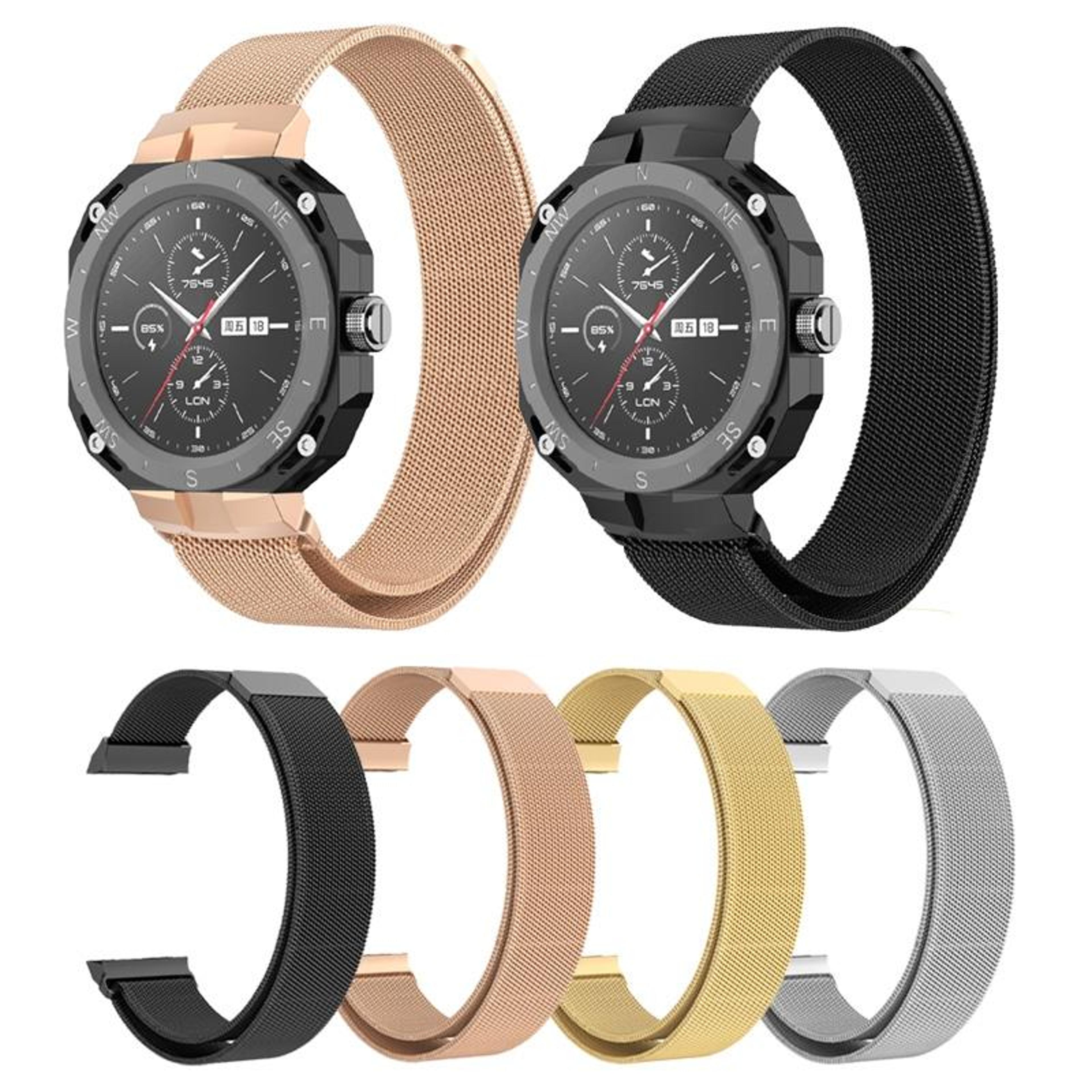 Huawei Watch GT Cyber Milanese Watch Band Adjustable Metal Mesh Watch Strap 5