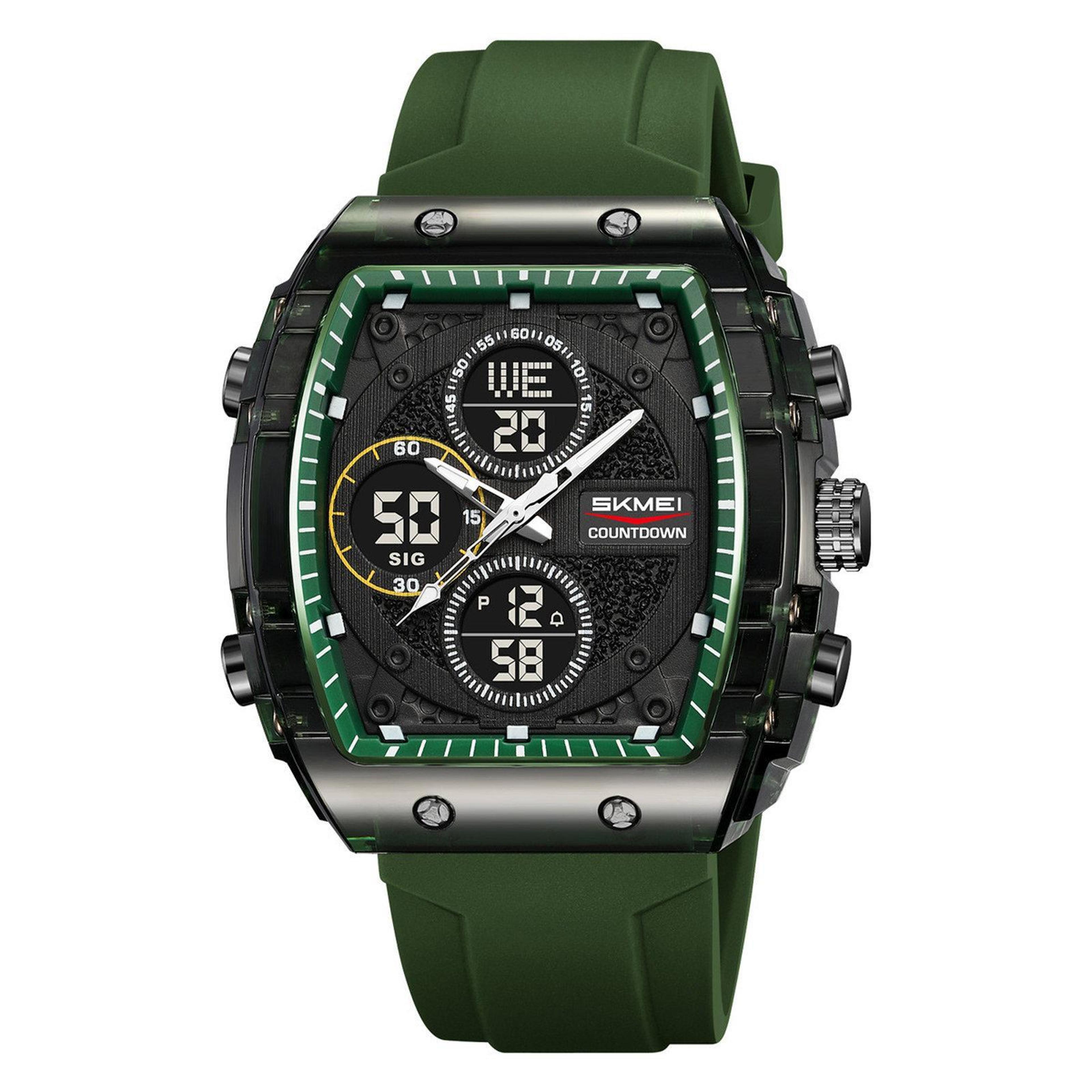 SKMEI 2602 Dual Display Sports Watch 50M Water Resistant Watch With Chronograph And LED Backlight 3