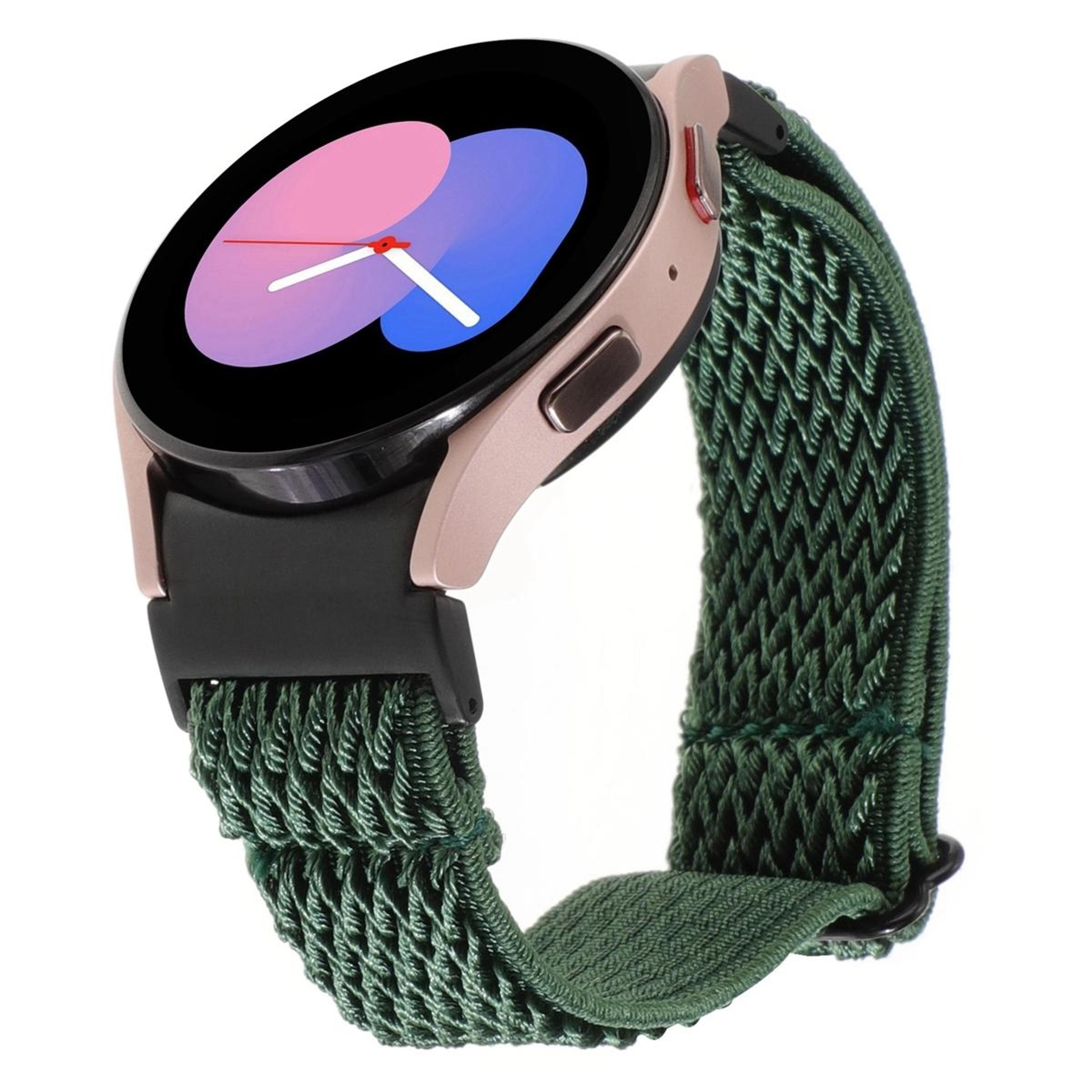 Samsung Galaxy Watch 6 5 Pro 4 Braided Nylon Watch Band Adjustable Wave Replacement Strap 4