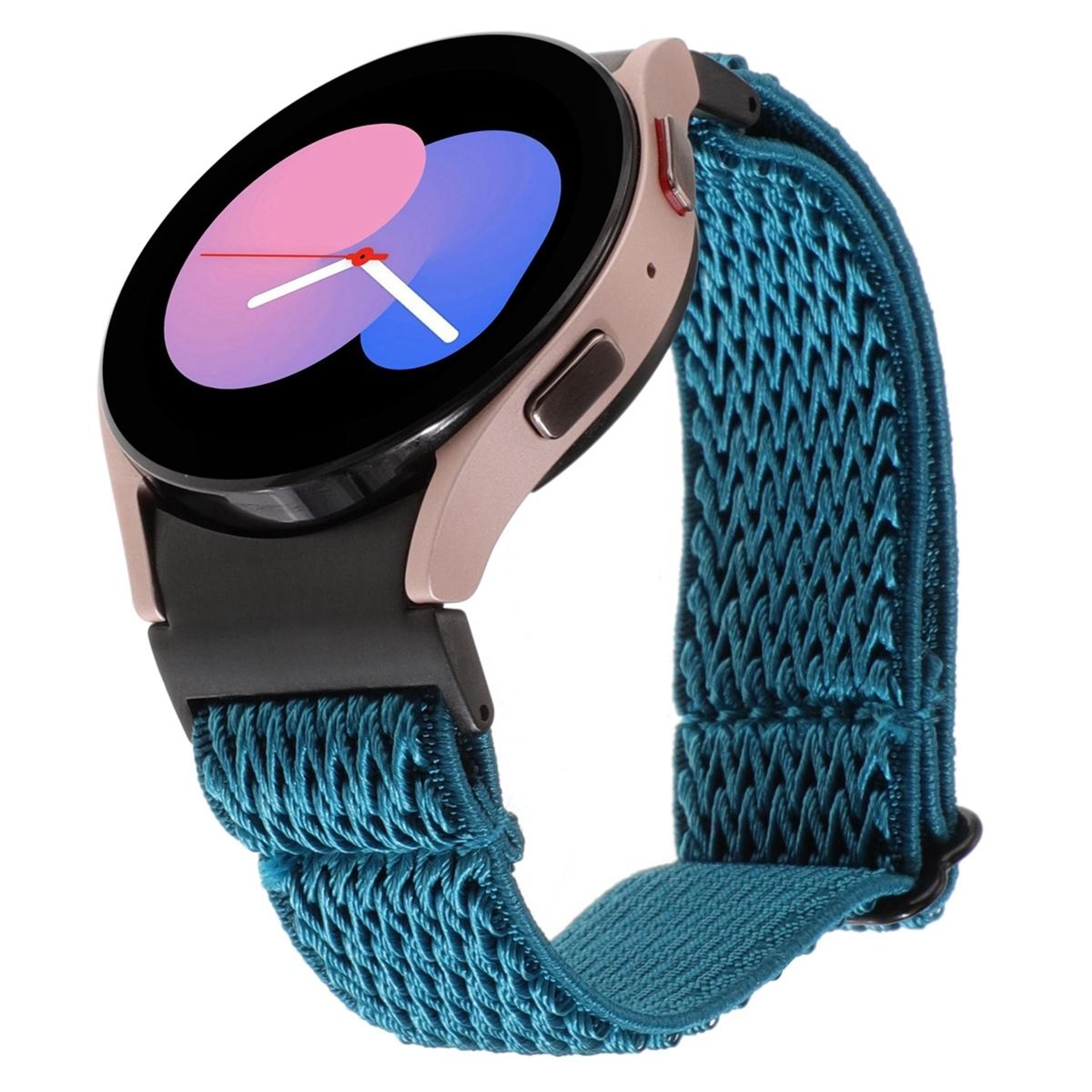Samsung Galaxy Watch 6 5 Pro 4 Braided Nylon Watch Band Adjustable Wave Replacement Strap 10