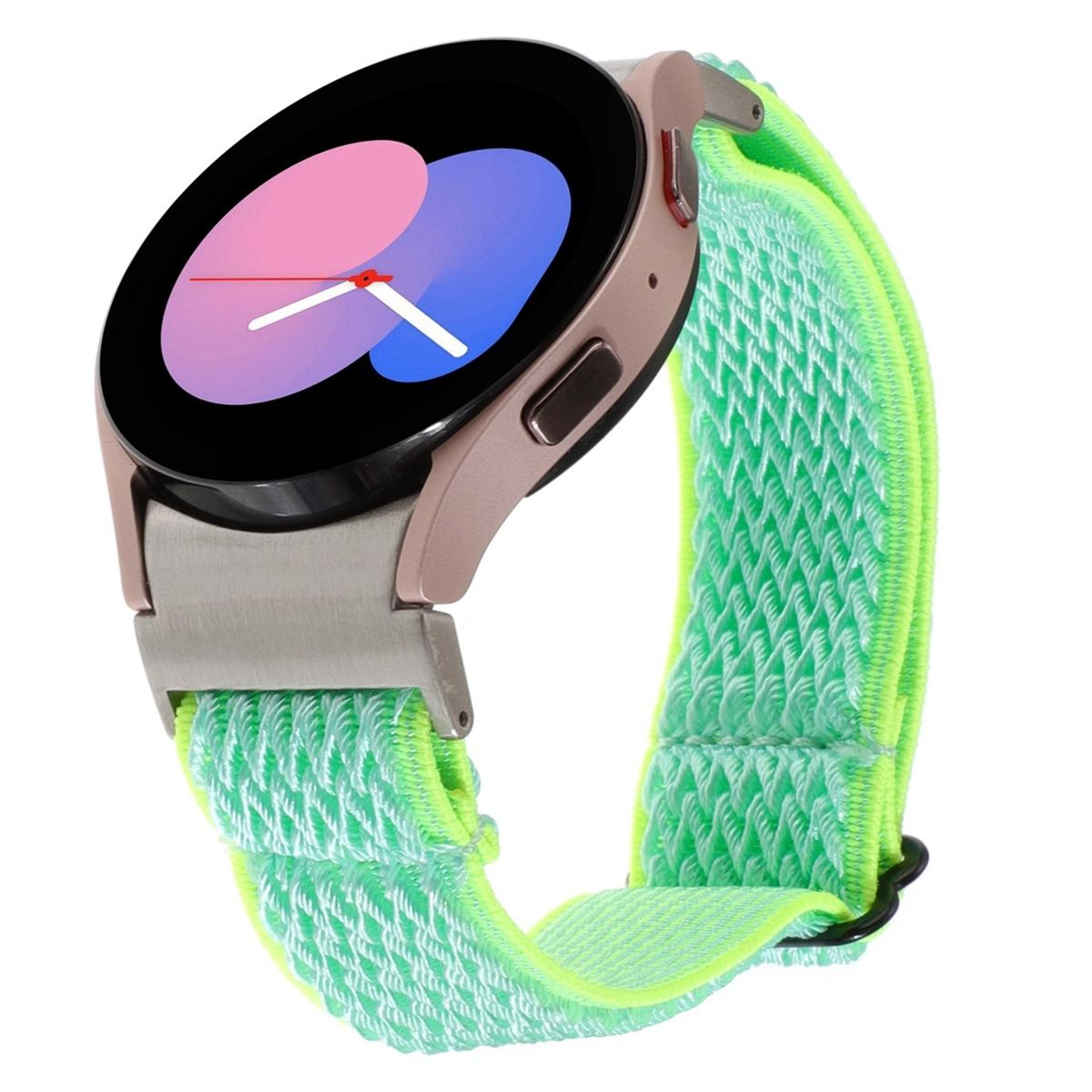 Samsung Galaxy Watch 6 5 Pro 4 Braided Nylon Watch Band Adjustable Wave Replacement Strap 12