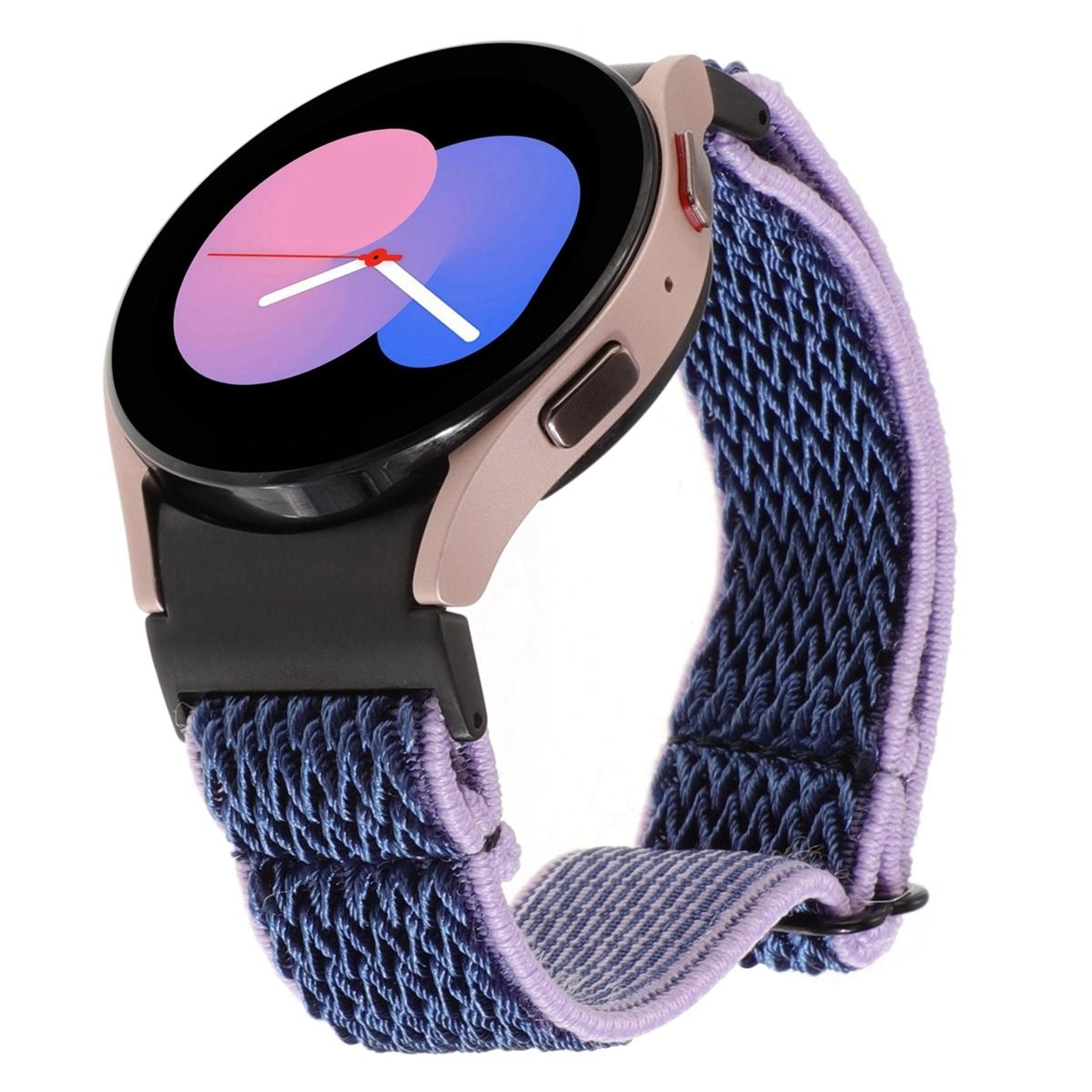 Samsung Galaxy Watch 6 5 Pro 4 Braided Nylon Watch Band Adjustable Wave Replacement Strap 14
