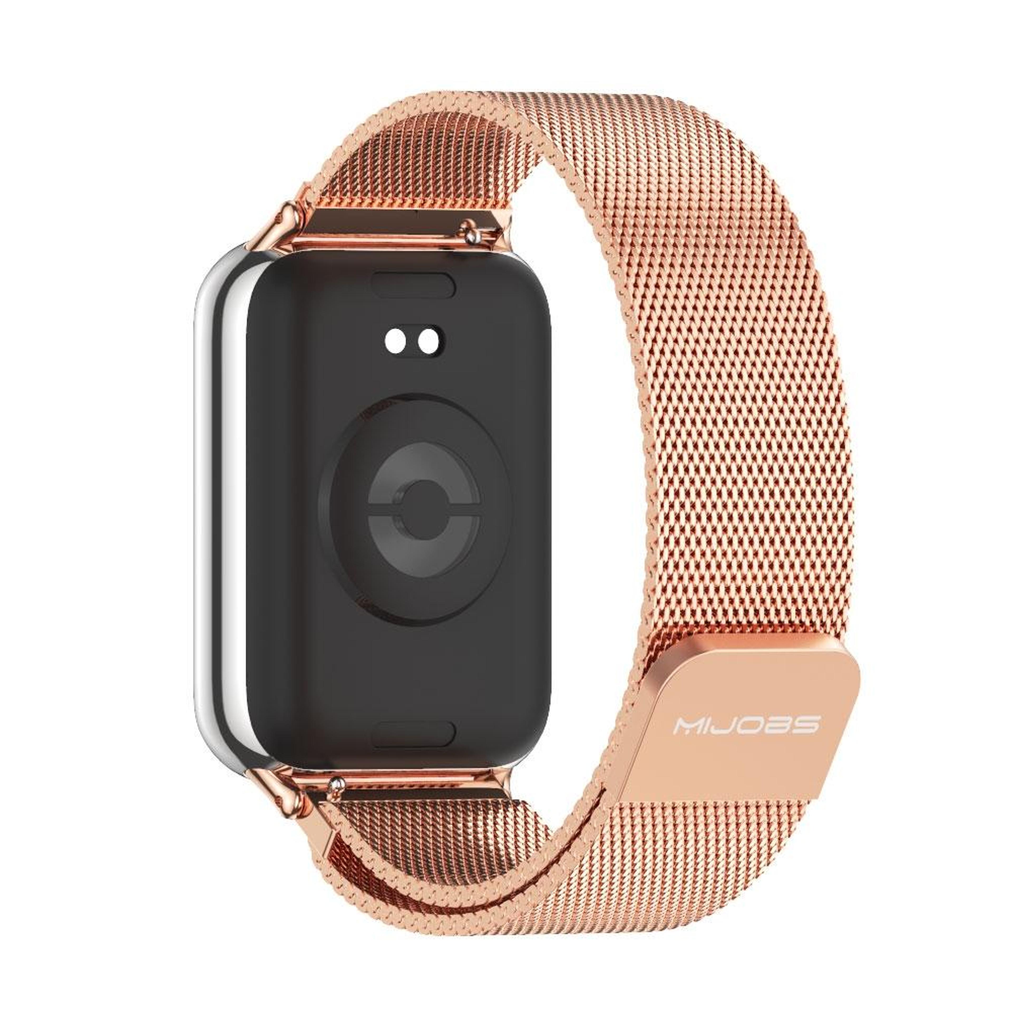 Mijobs Milan Magnetic Stainless Steel Watch Band For Xiaomi Band 10 Pro Redmi Watch 6 5 Adjustable  2