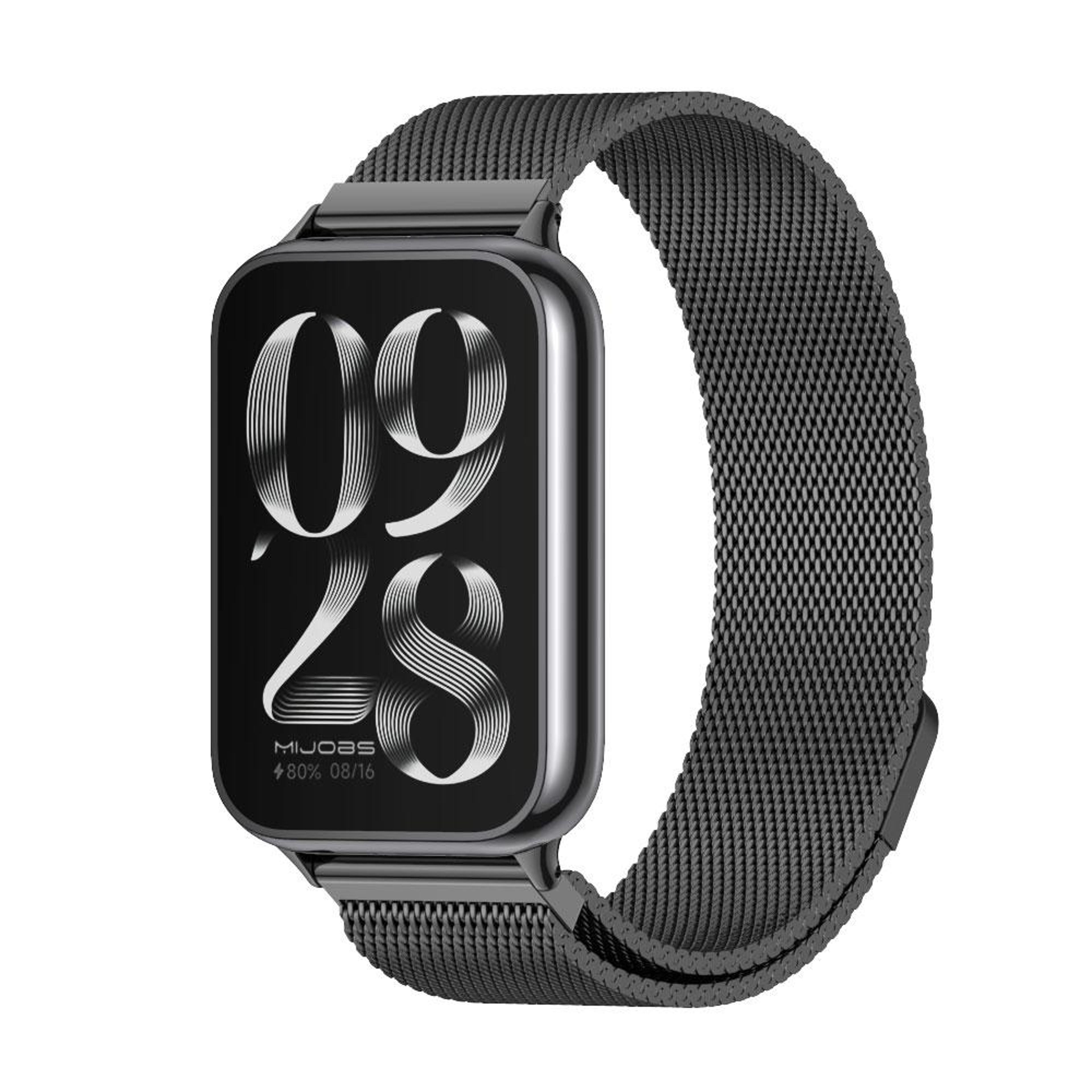 Mijobs Milan Magnetic Stainless Steel Watch Band For Xiaomi Band 10 Pro Redmi Watch 6 5 Adjustable  9