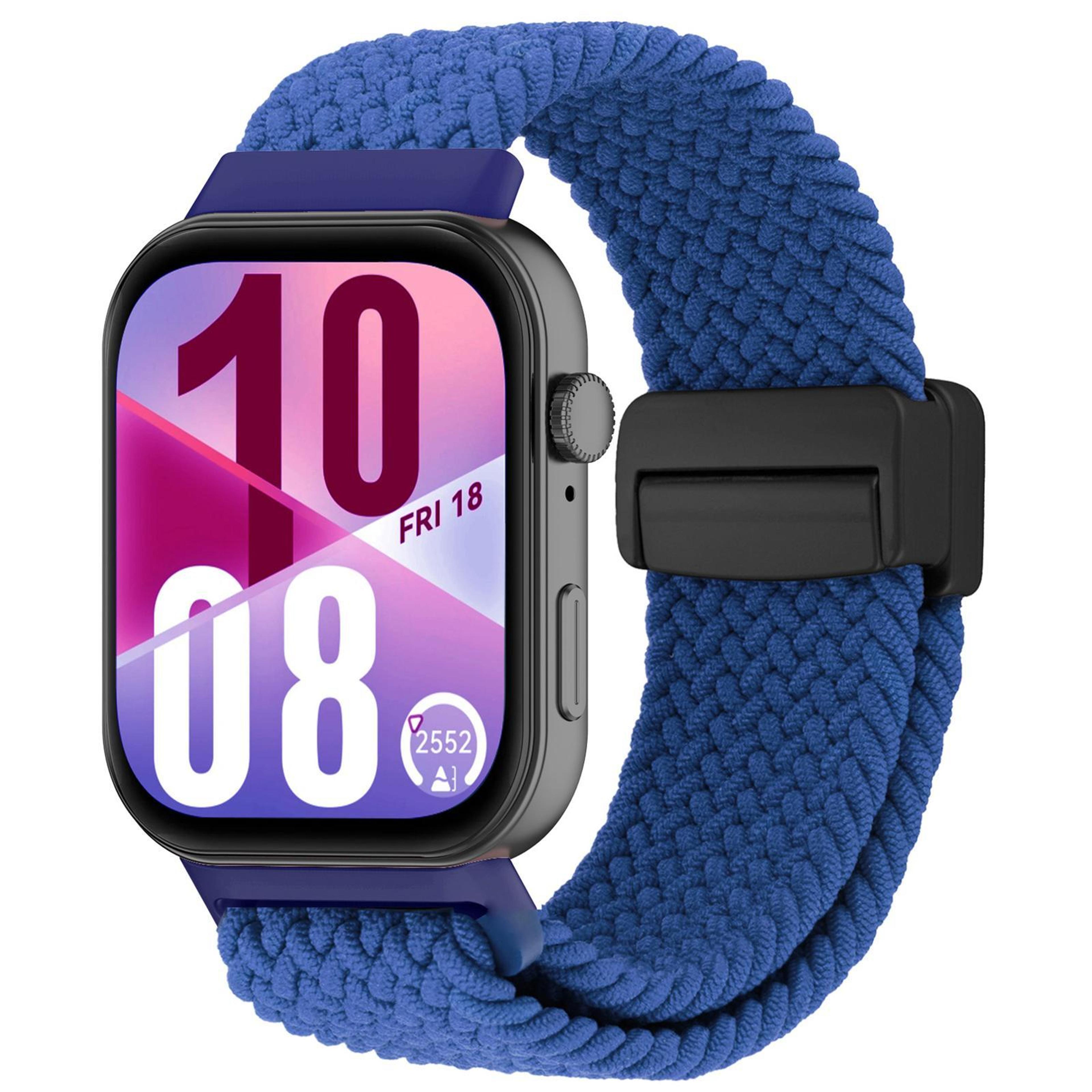 Huawei Watch Fit 5 Fit 5 Pro Fit 4 Magnetic Nylon Watch Band Breathable Adjustable Woven Strap 17