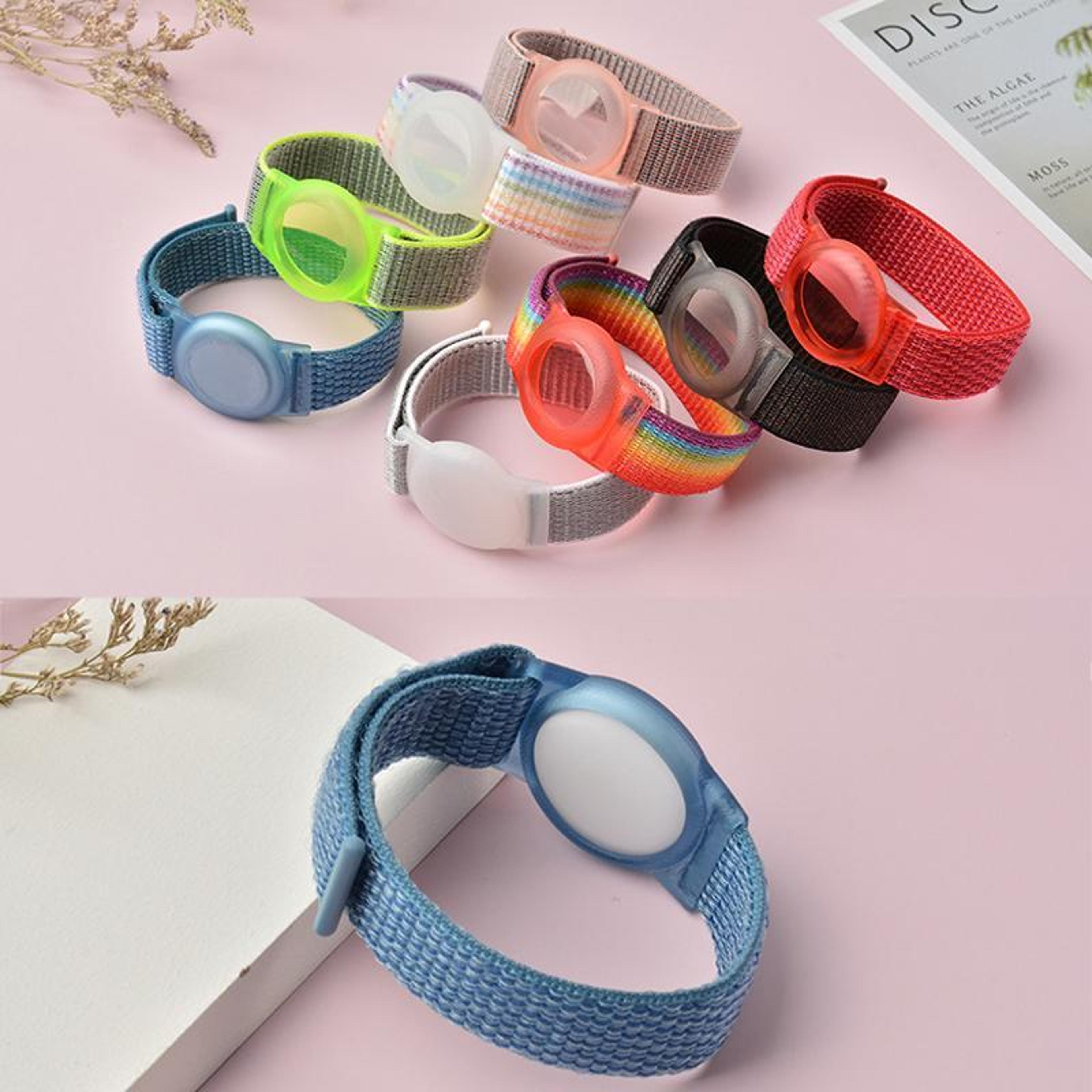 XDfind AirTag Wristband Nylon Loop AirTag Protective Case For AirTag 2nd Gen And 1st Gen 11