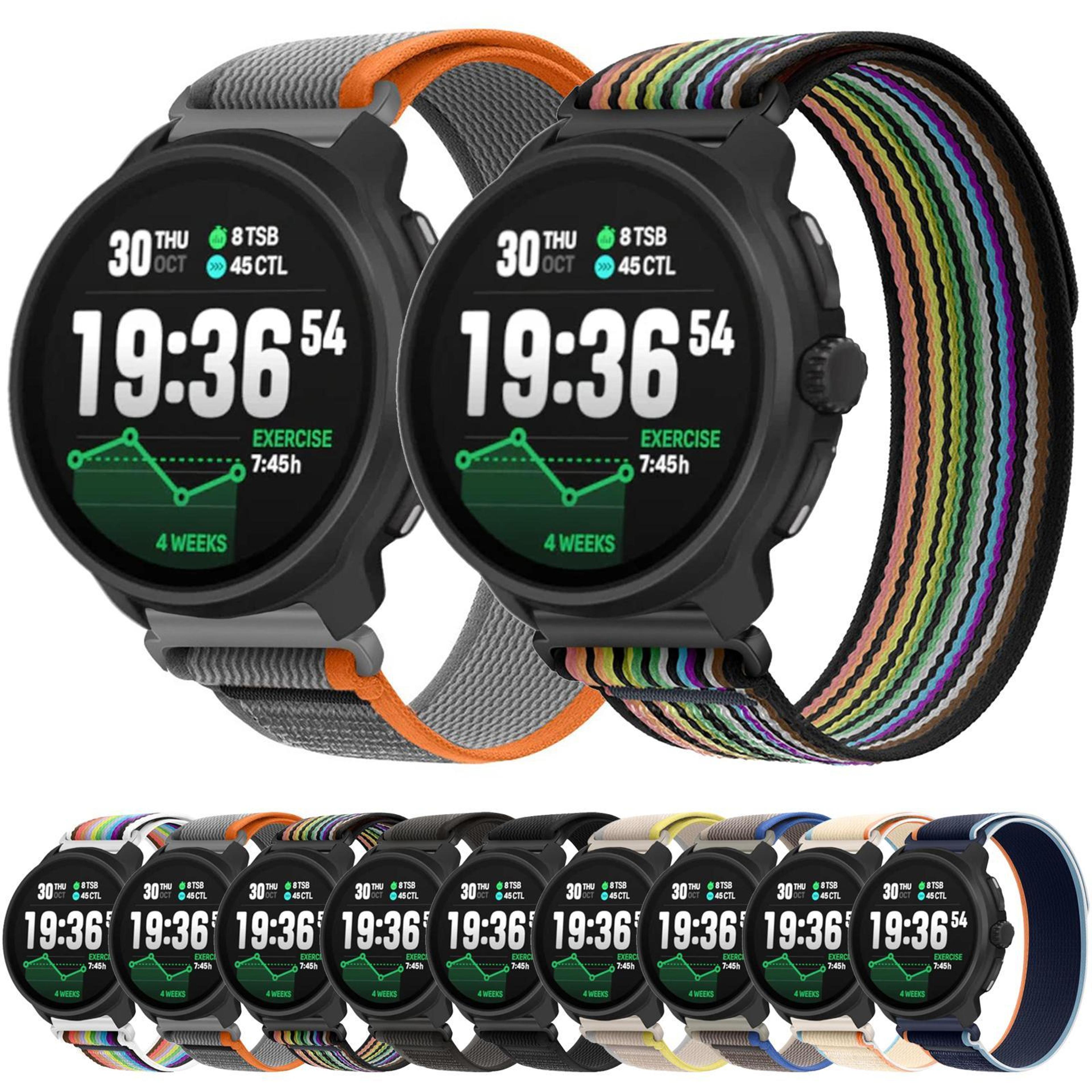 Suunto Race 2 Nylon Watch Band Wild Path Hook And Loop Adjustable Sport Strap 1