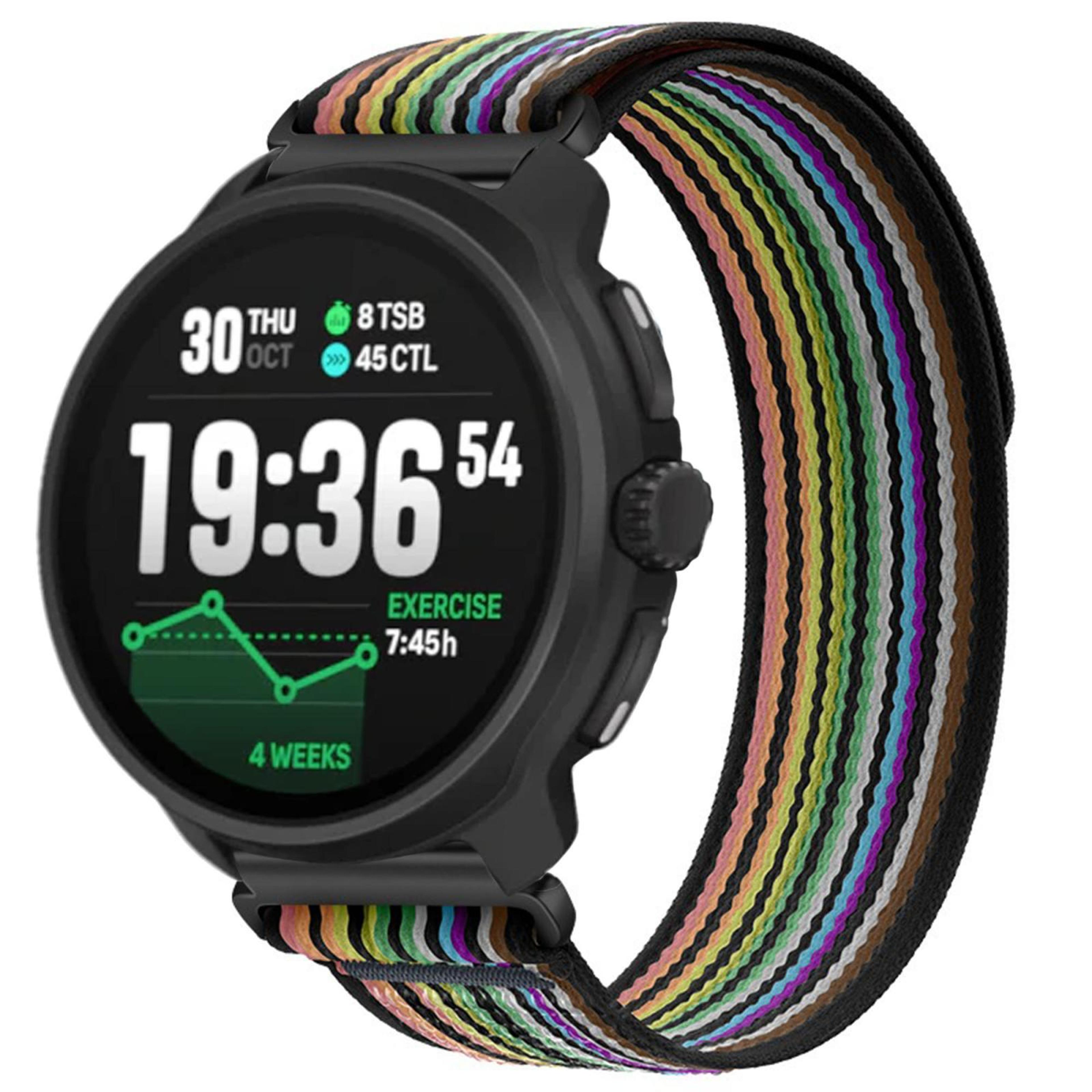 Suunto Race 2 Nylon Watch Band Wild Path Hook And Loop Adjustable Sport Strap 6