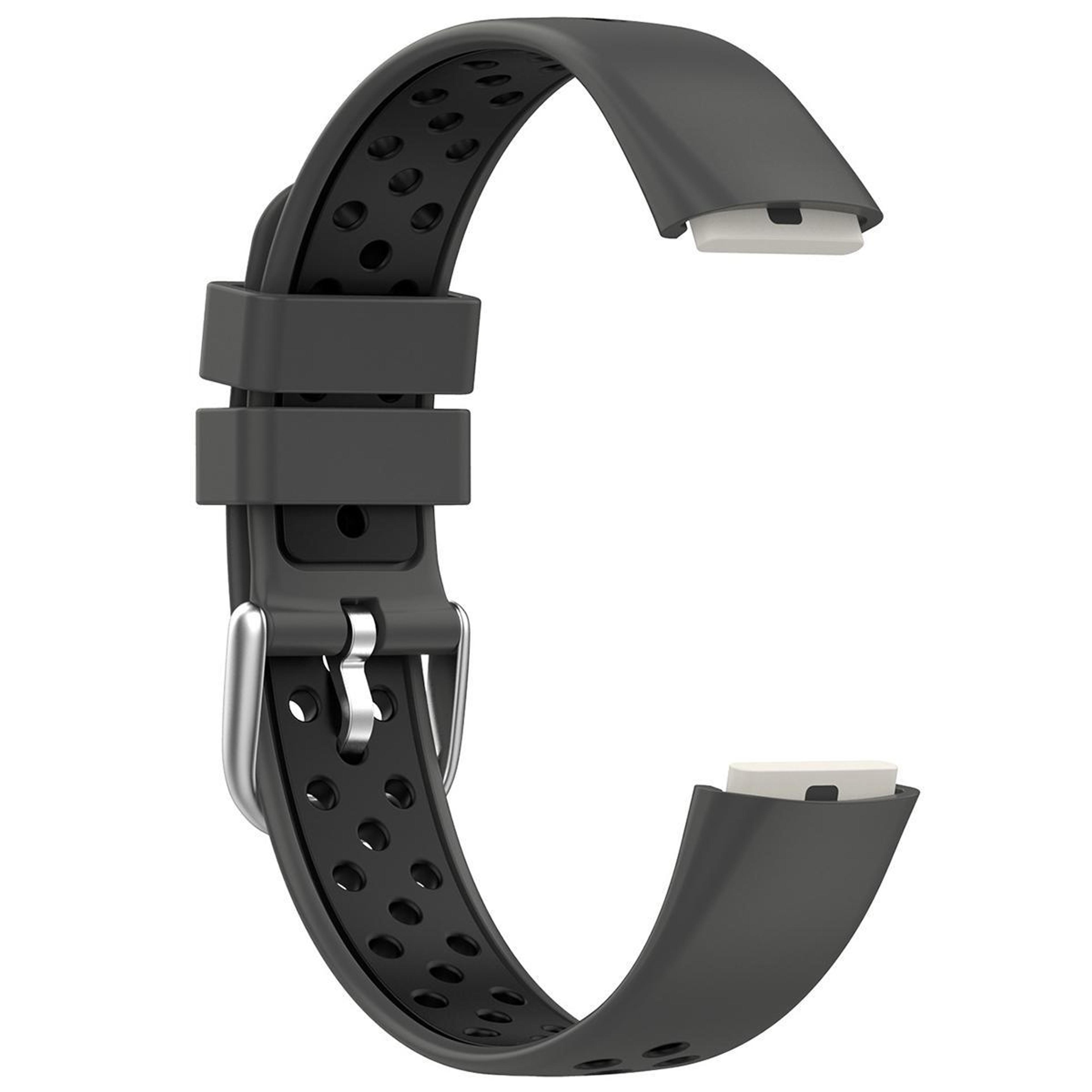 Fitbit Luxe Silicone Watch Band Breathable Two Color Sport Replacement Strap 5