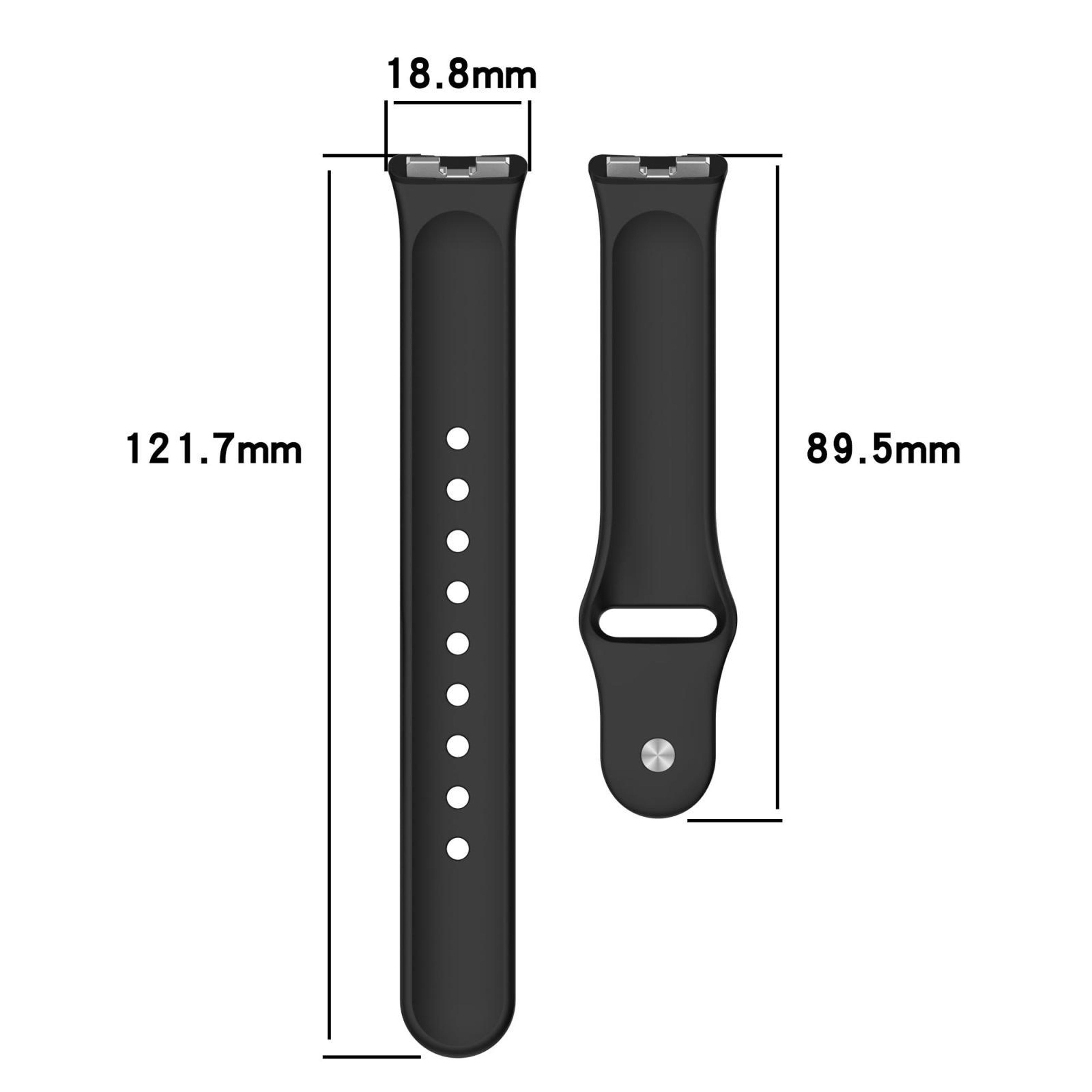 Huawei Band 10 9 8 Silicone Watch Band XDfind Reverse Buckle Adjustable Replacement Strap 9