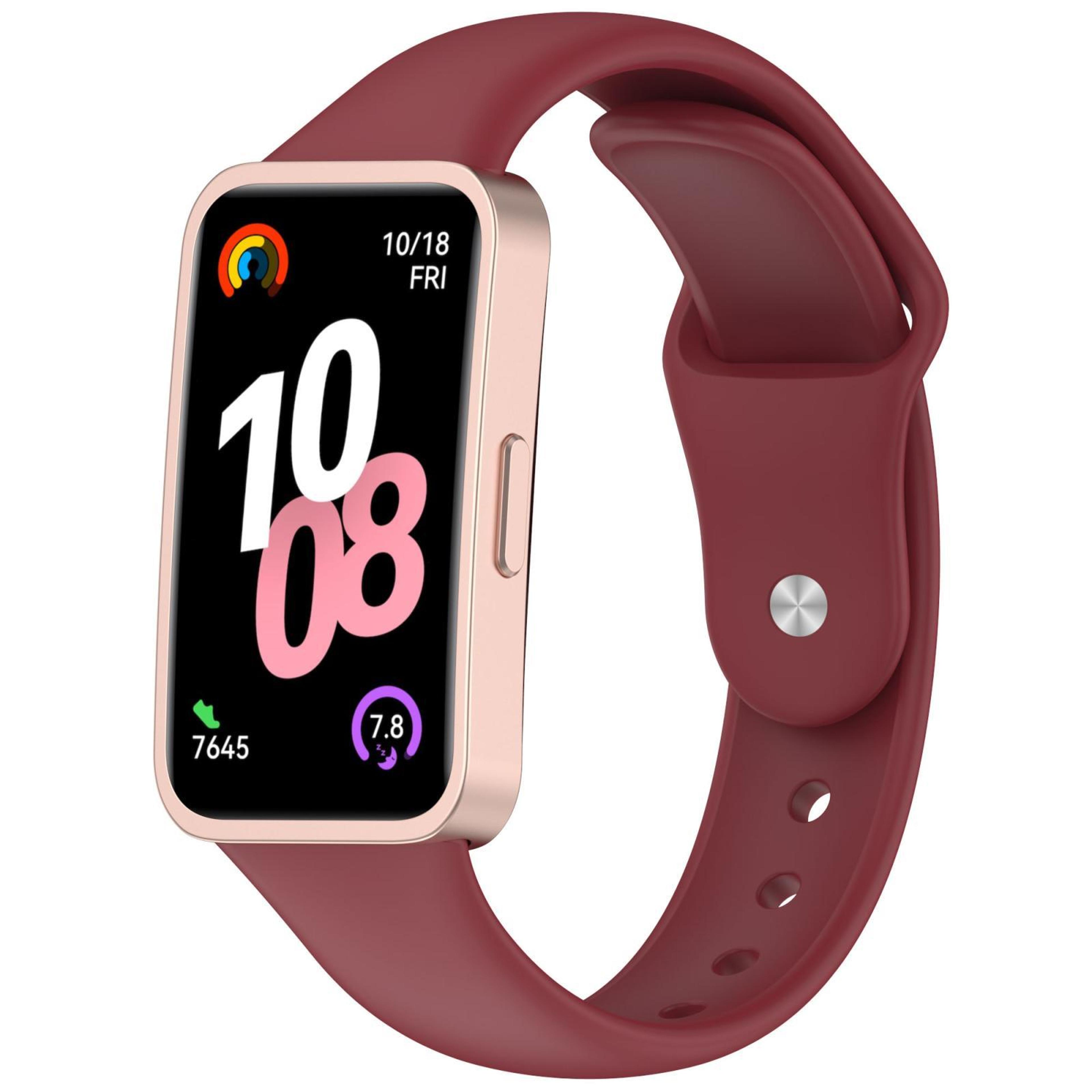 Huawei Band 10 9 8 Silicone Watch Band XDfind Reverse Buckle Adjustable Replacement Strap 5