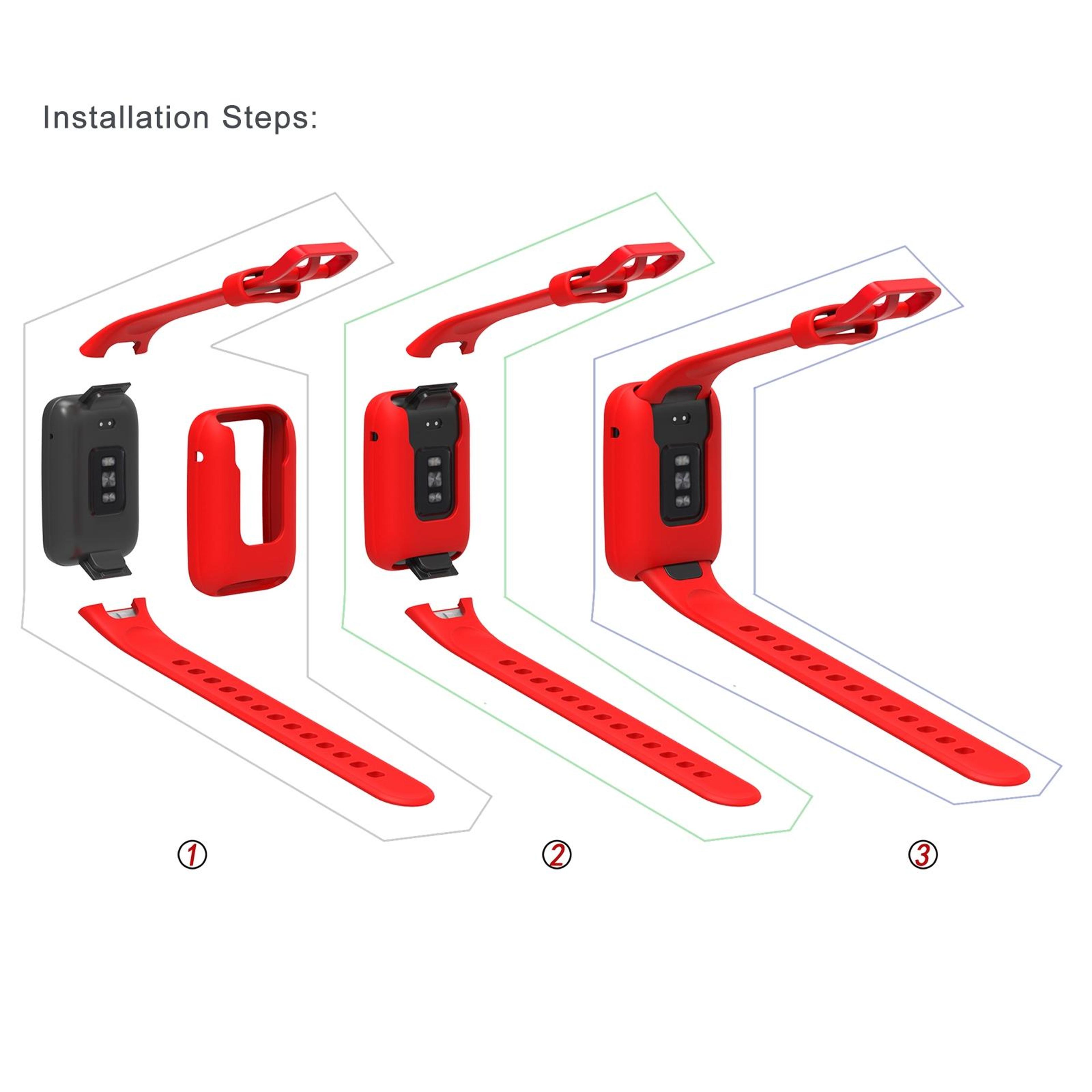 Xiaomi Mi Band 7 Pro Silicone Watch Band Adjustable Replacement Strap Soft Sport Wristband 8