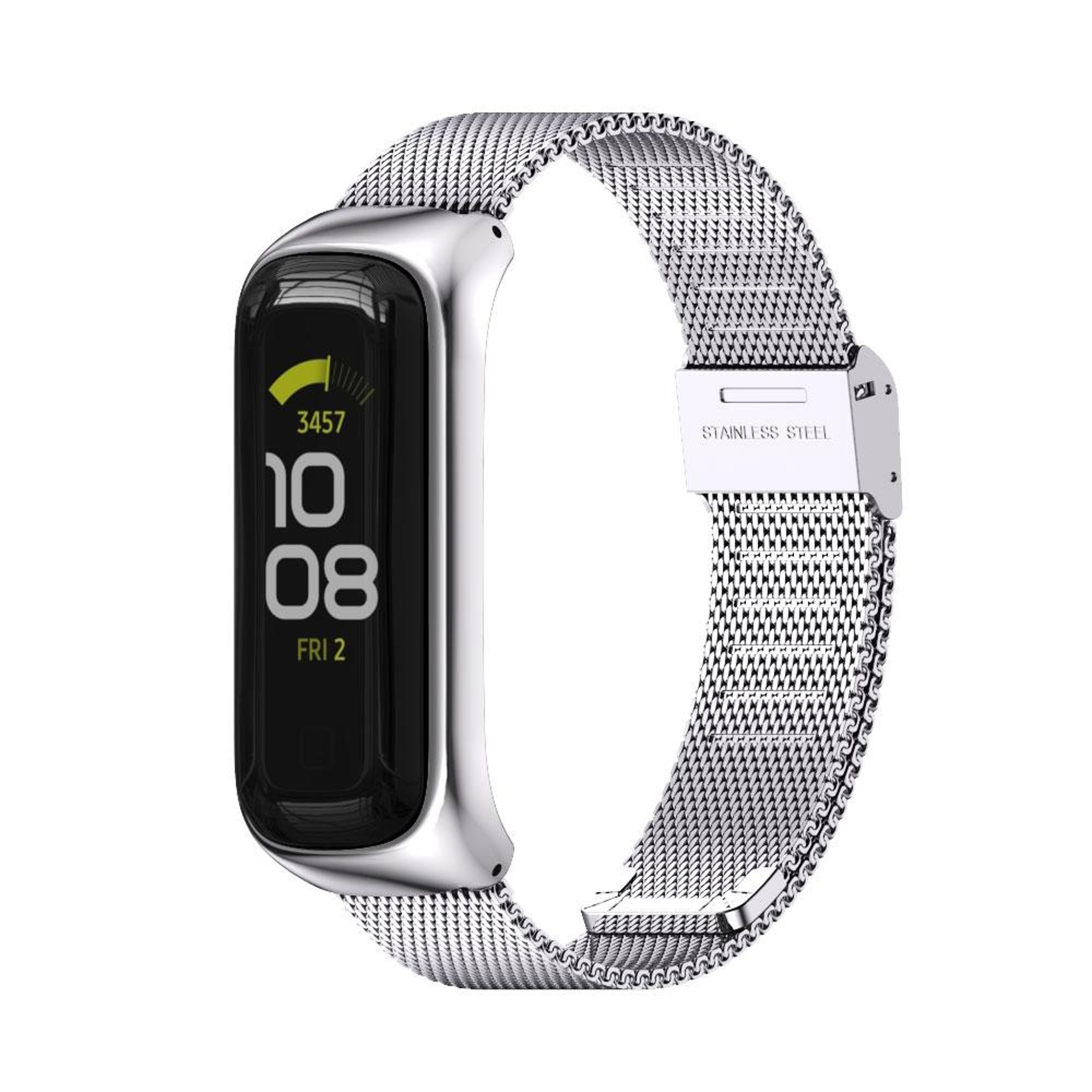 MIJOBS Samsung Galaxy Fit 2 Watch Band Stainless Steel Milanese Magnetic Replacement Strap 7