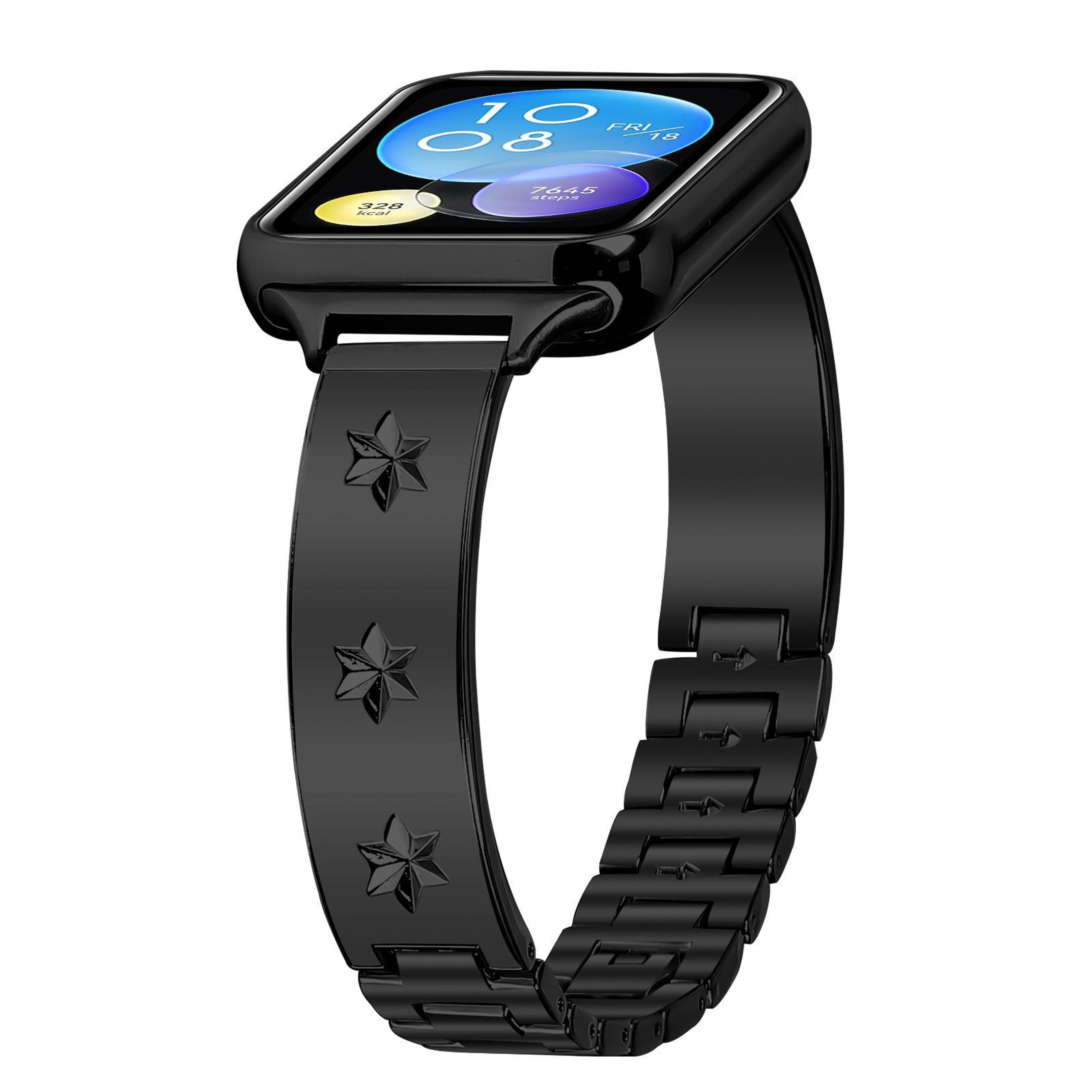 Luxury Snowflake Petals Metal Watch Band For Xiaomi Mi Band 8 Pro And Redmi Watch 4 4