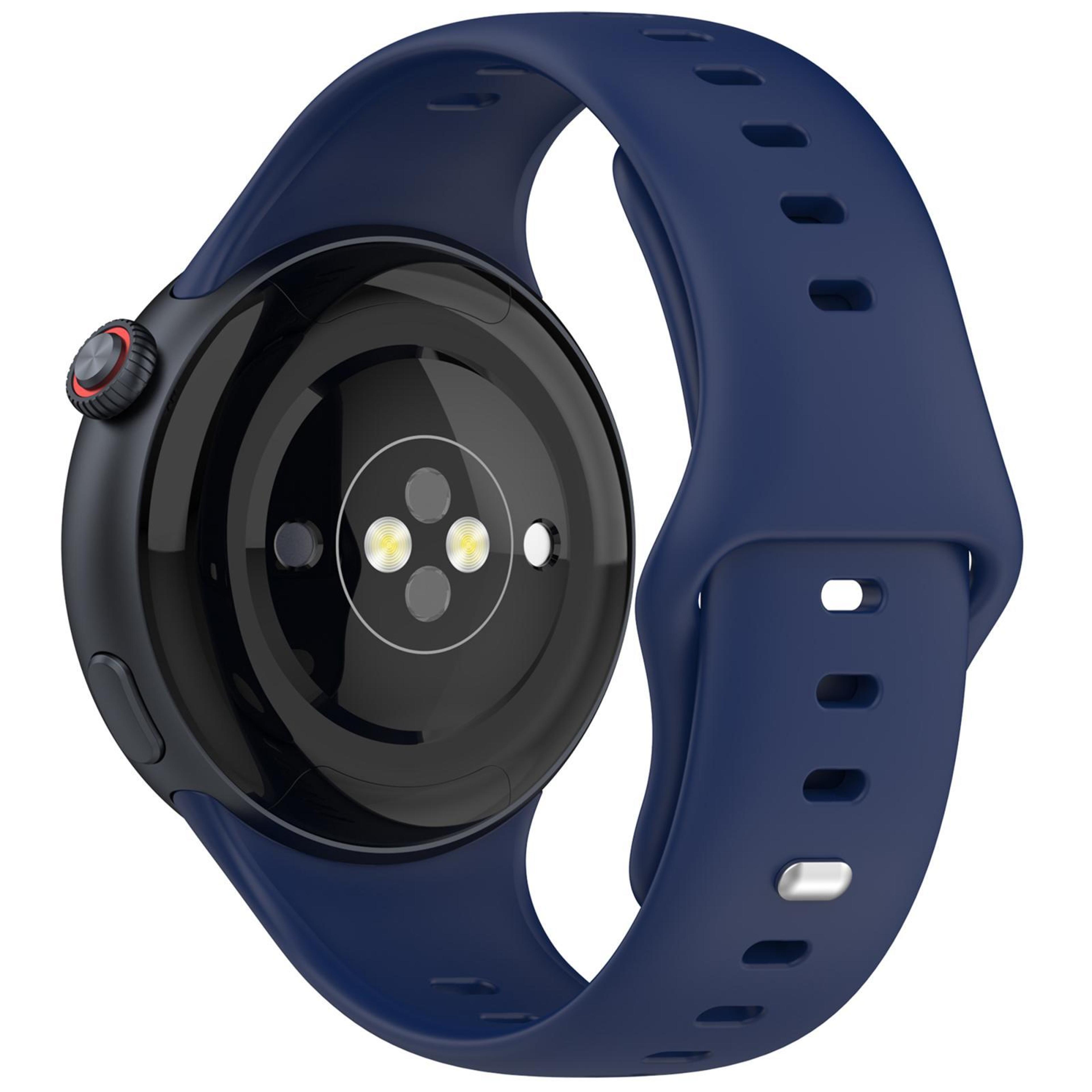Vivo Watch 5 Silicone Watch Band Soft Adjustable Reverse Buckle Replacement Strap 5