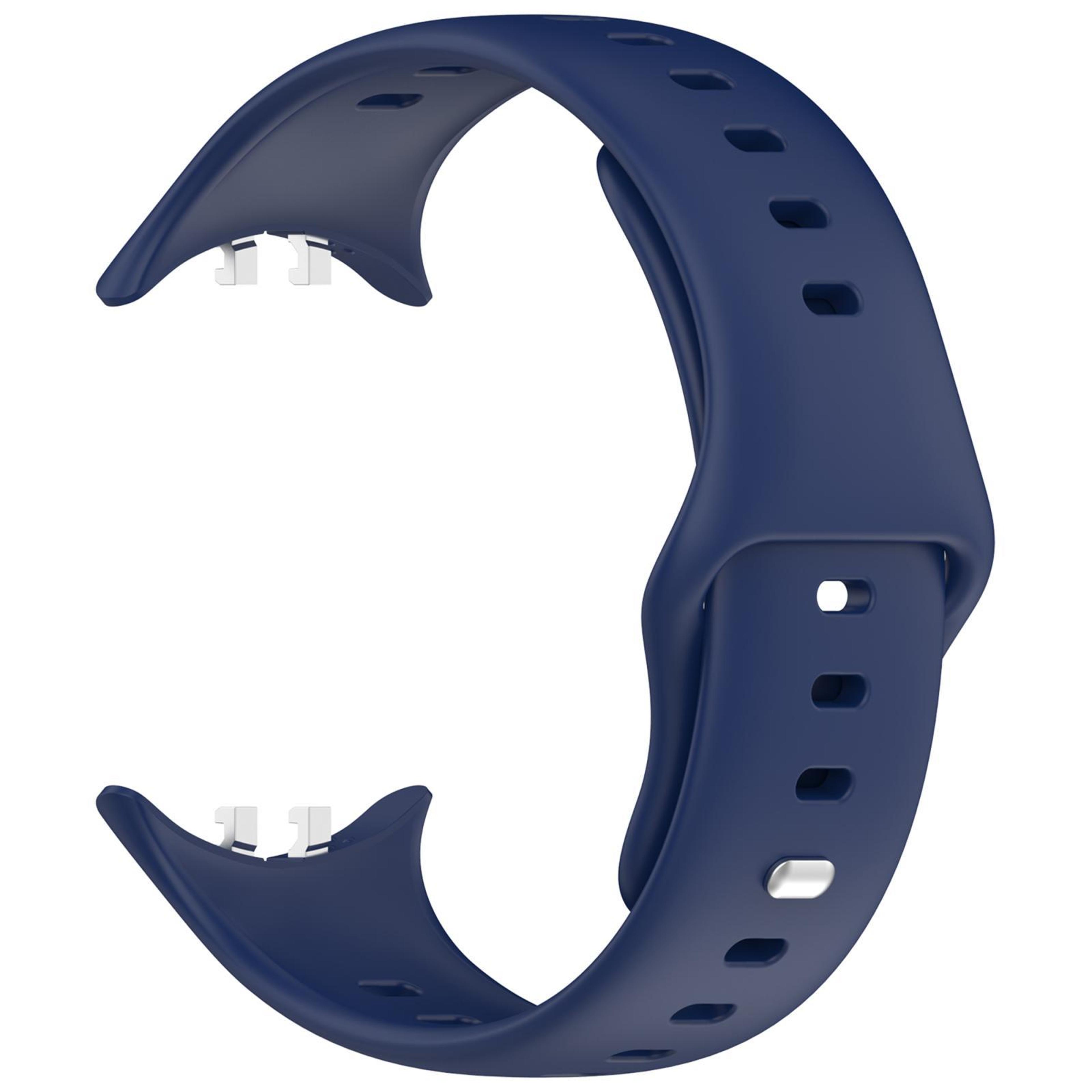 Vivo Watch 5 Silicone Watch Band Soft Adjustable Reverse Buckle Replacement Strap 6