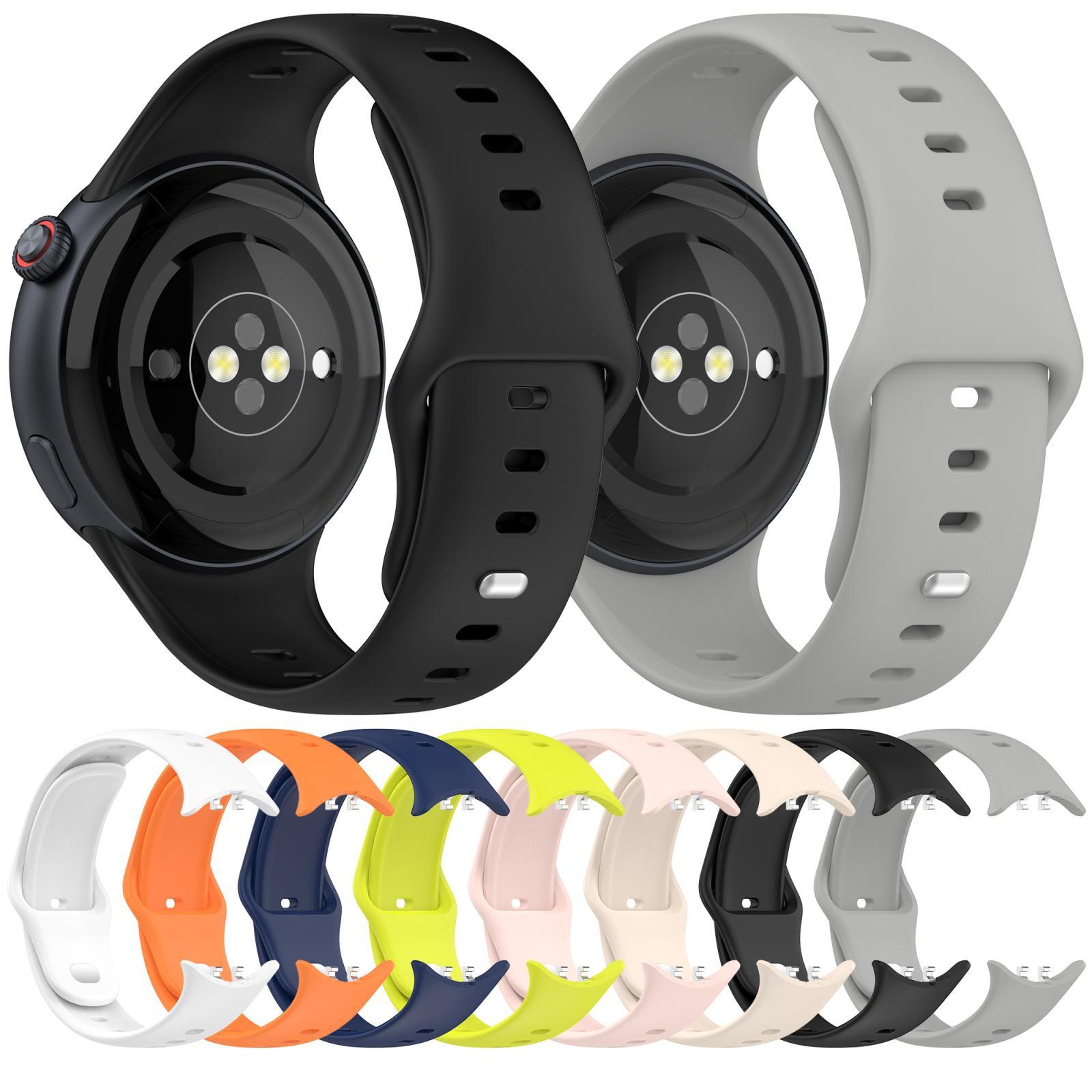 Vivo Watch 5 Silicone Watch Band Soft Adjustable Reverse Buckle Replacement Strap 9