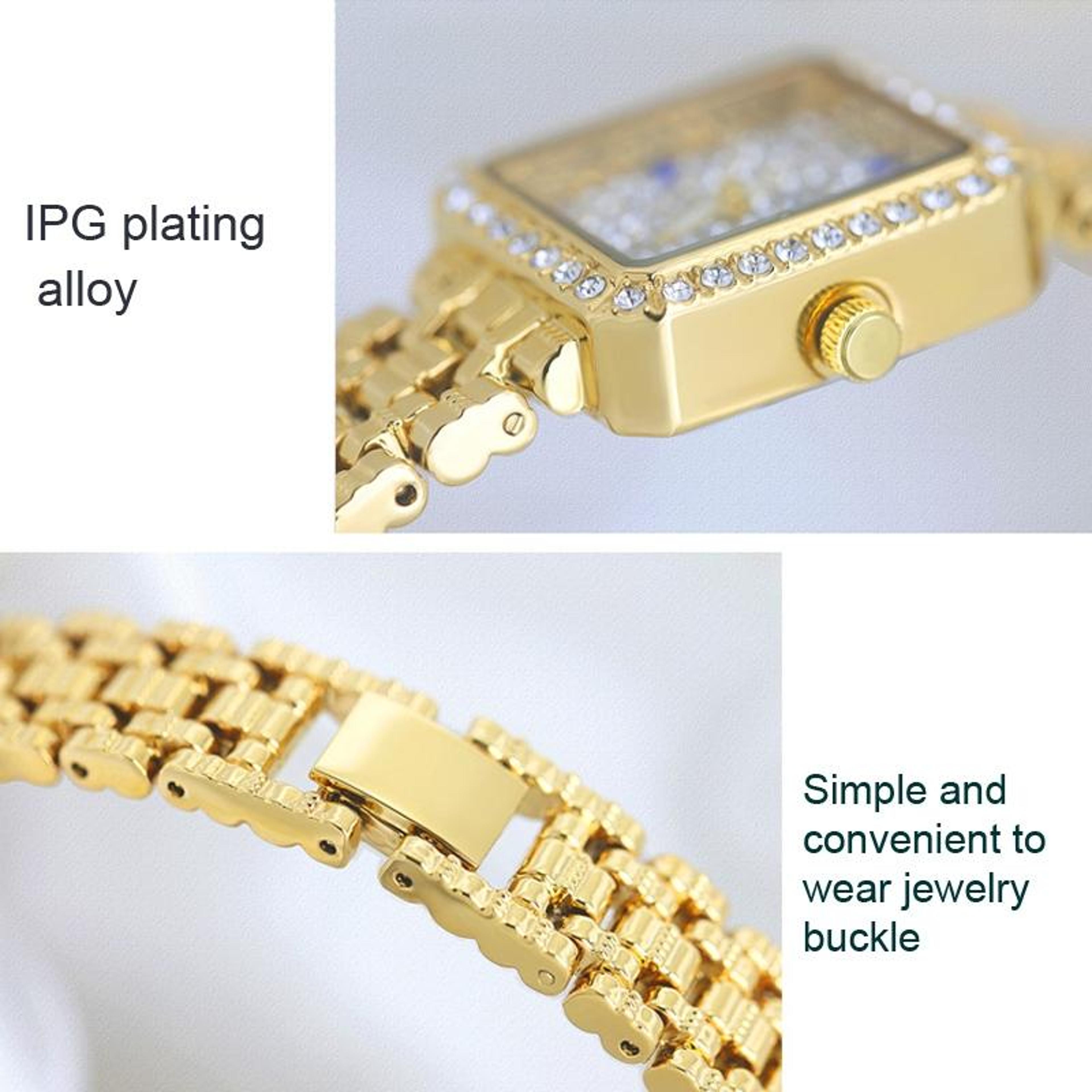 BS Bee Sister FA1597 Diamond Ladies Watch Luxury Quartz Watch Elegant Alloy Wristwatch 5