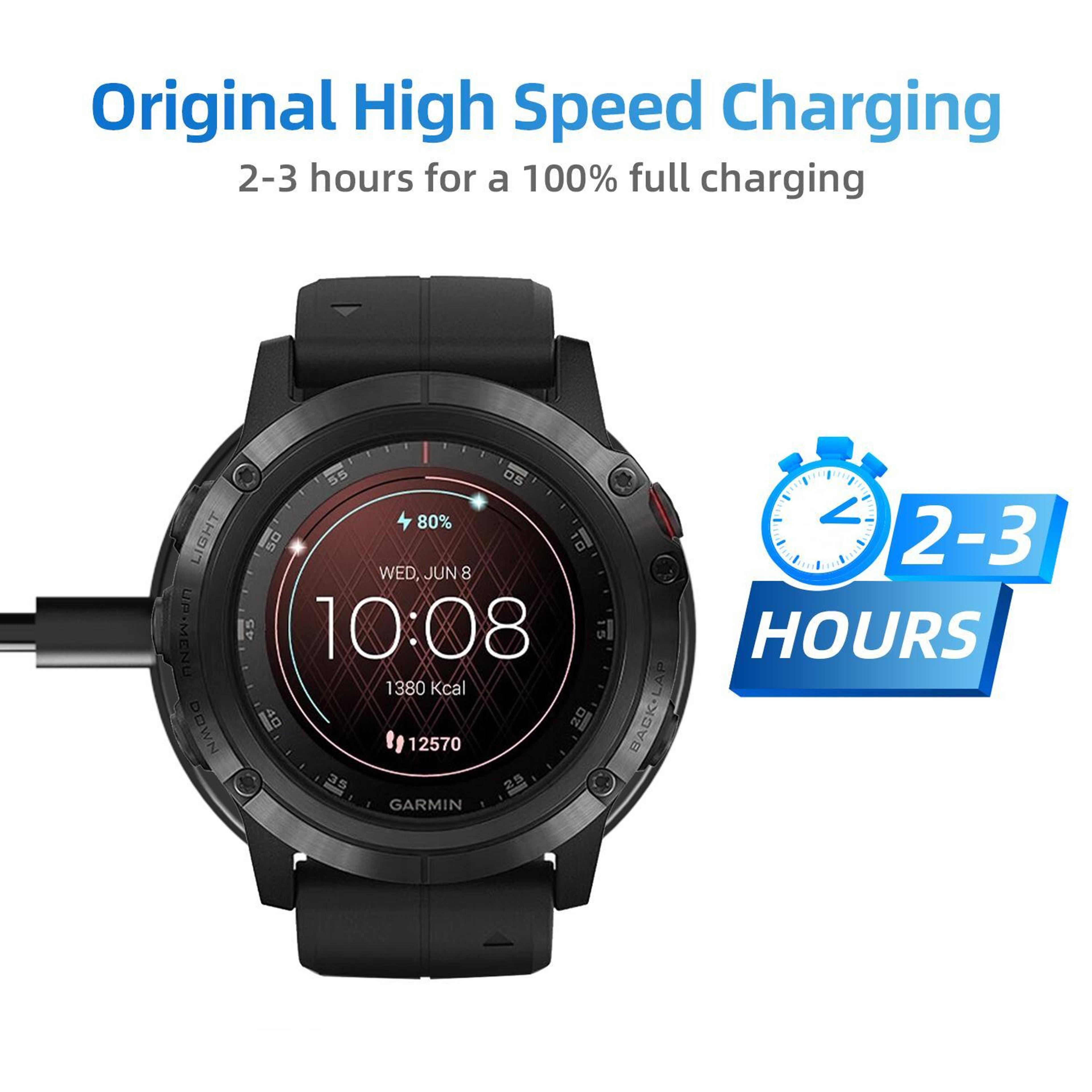 Garmin Fenix 8 XDfind Watch Charging Base USB To Type C Charging Dock 7