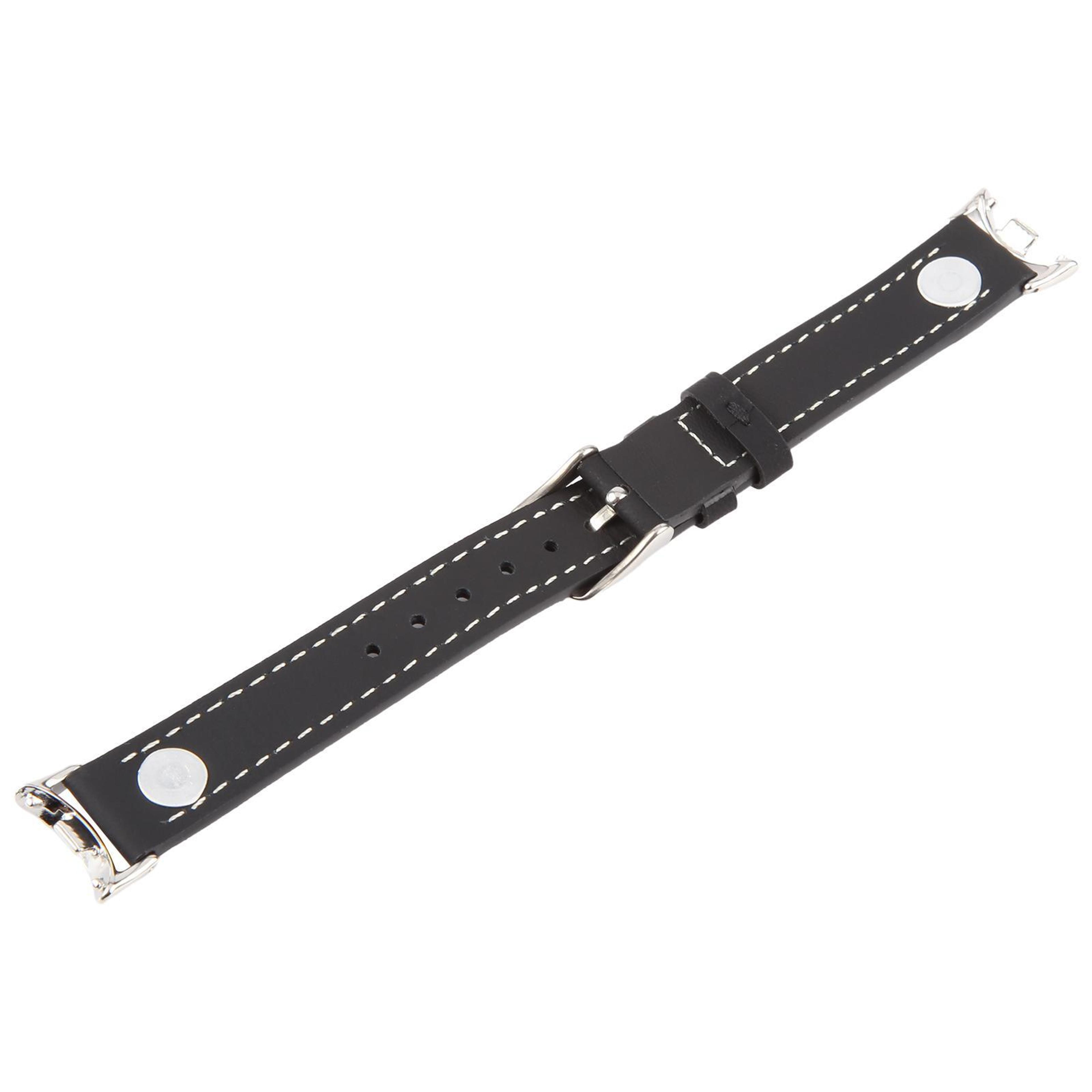 Xiaomi Smart Band 10 9 8 Leather Watch Band Rivet Camellia Microfiber Replacement Strap 7
