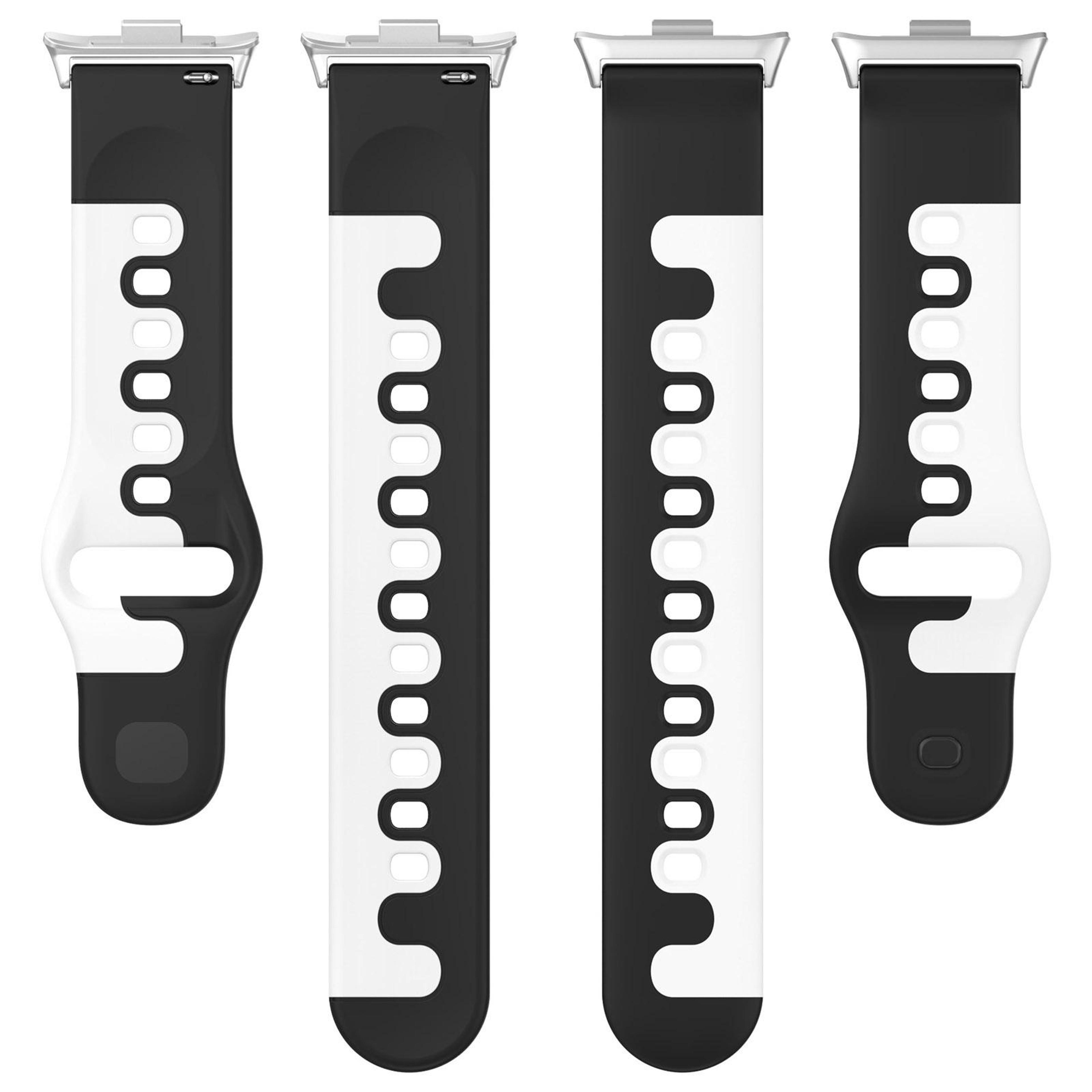 Xiaomi Band 10 Pro Redmi Watch 6 5 Dual Color Silicone Watch Band Replacement Strap 8