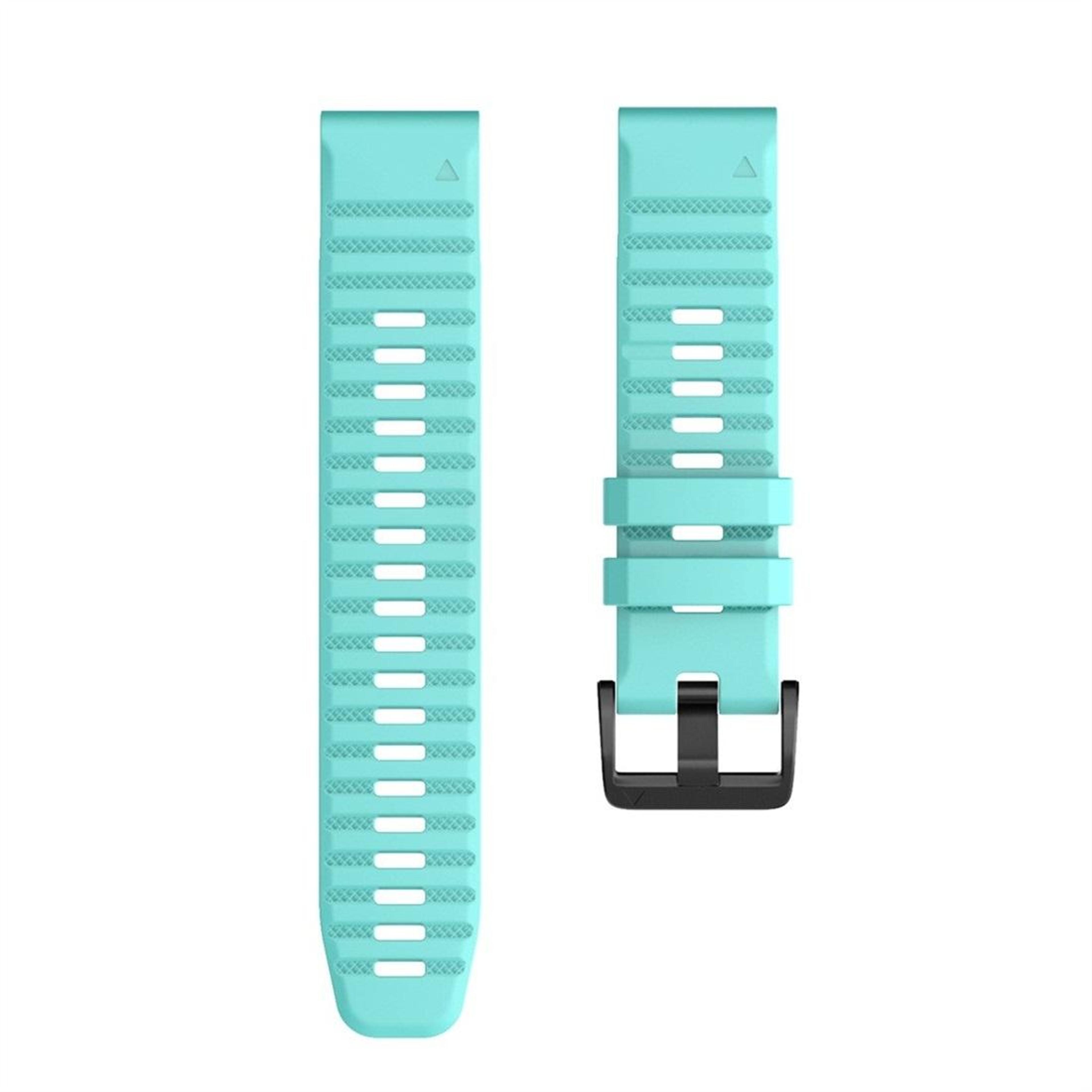 Garmin Fenix 6 22mm Silicone Watch Band Soft Replacement Watch Strap 9