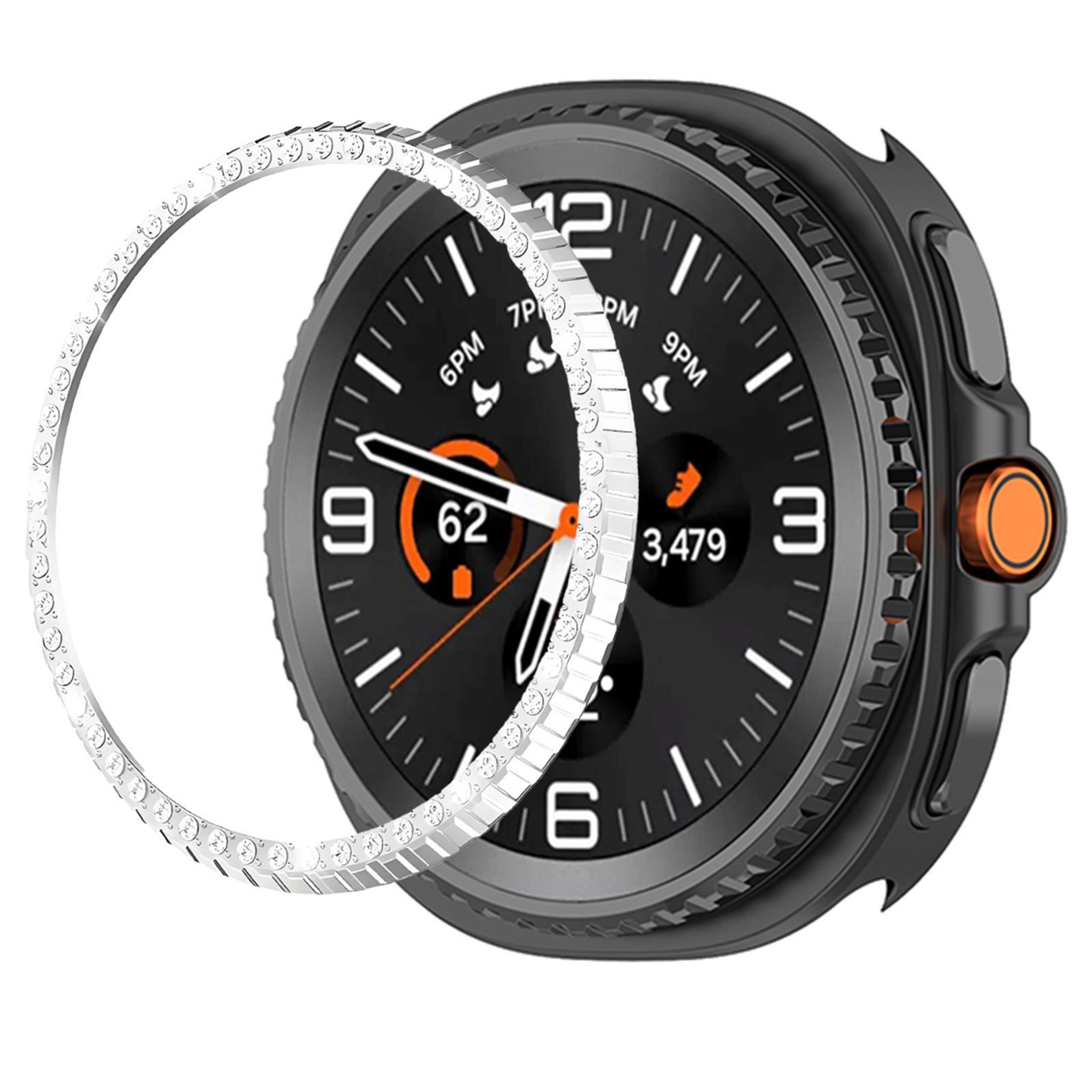 Samsung Galaxy Watch8 Classic 46mm Diamond Bezel Ring Metal Watch Protection Ring Cover 12
